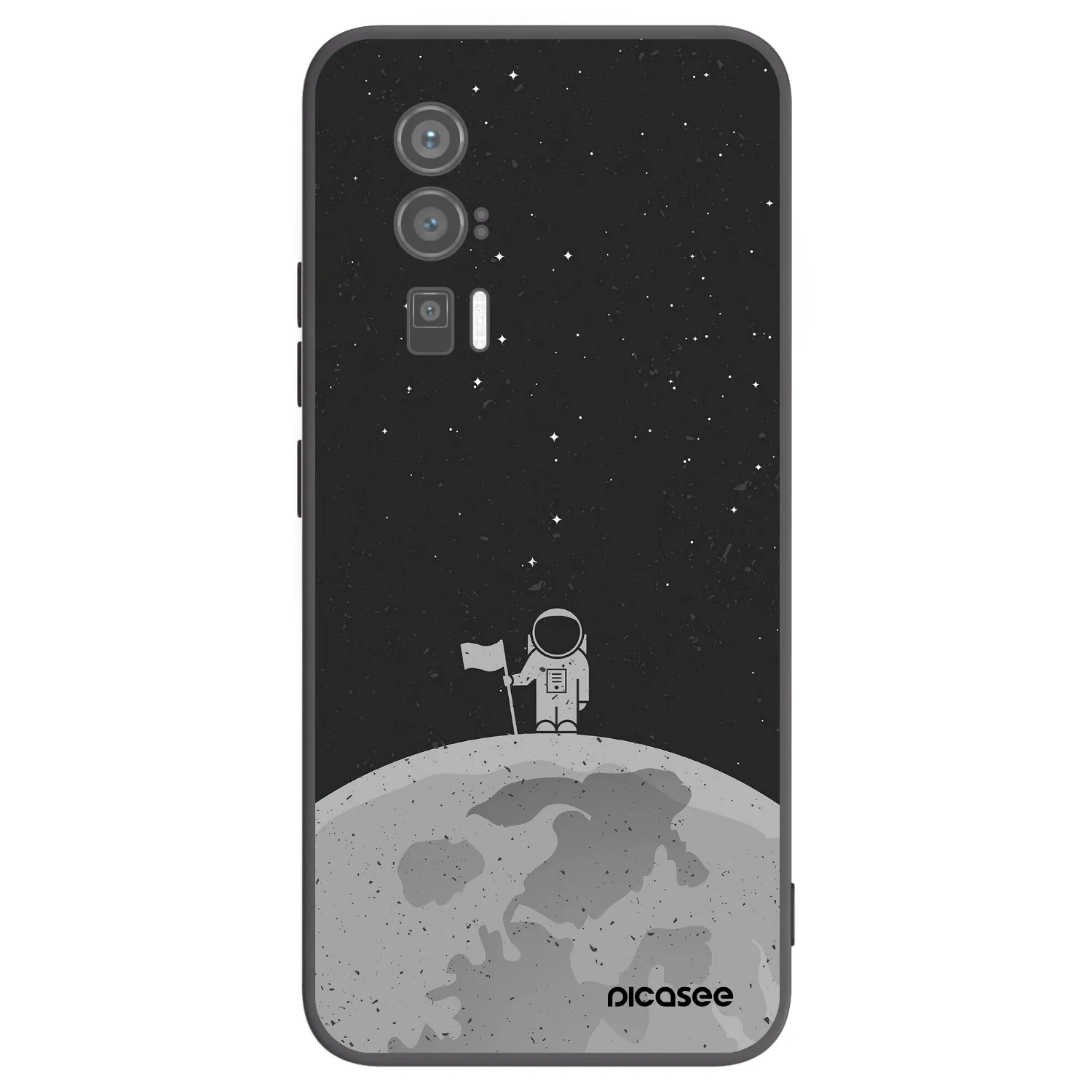 Picasee silikónový čierny obal pre Xiaomi Poco F5 Pro 5G - Astronaut