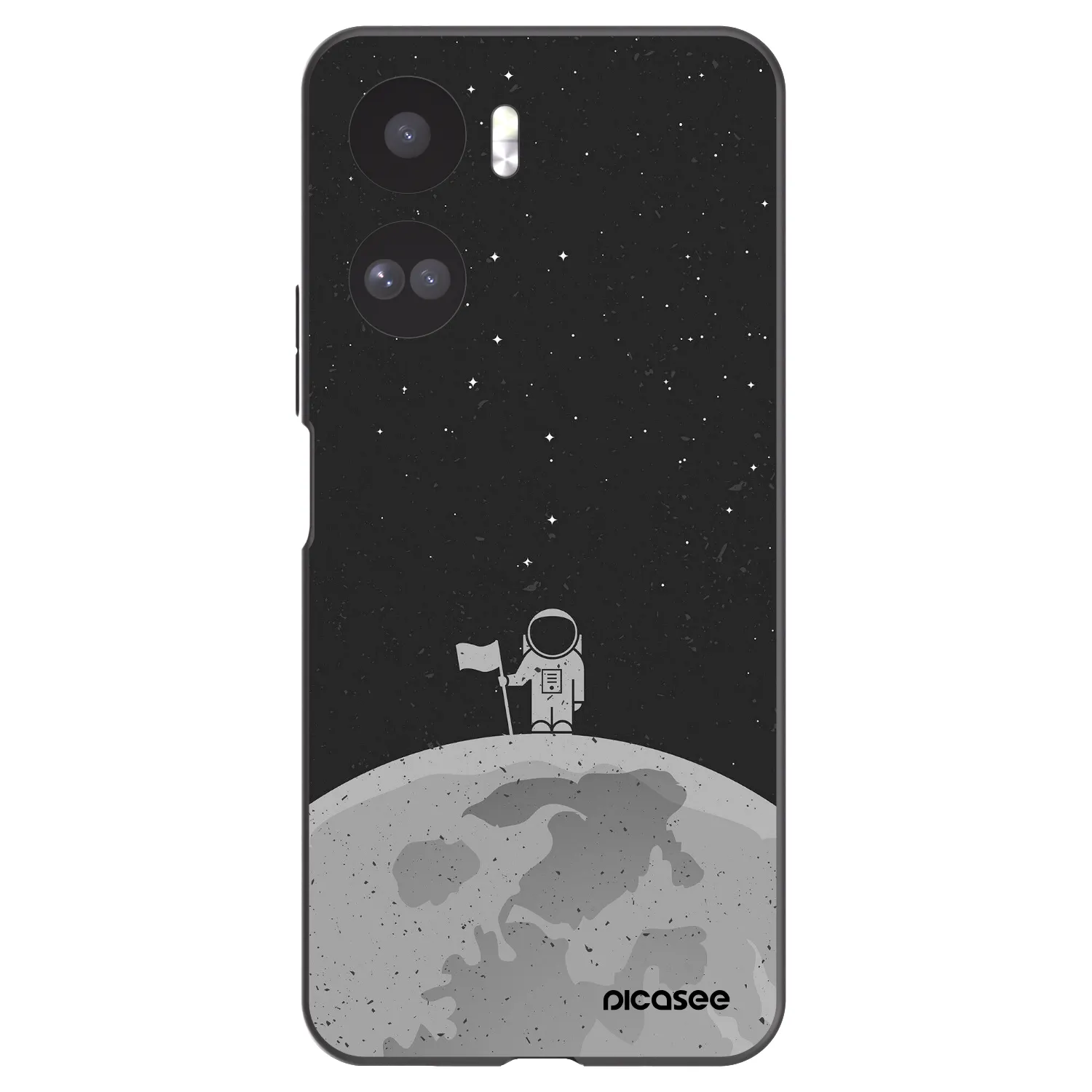 Picasee silikónový čierny obal pre Honor 90 Lite 5G - Astronaut