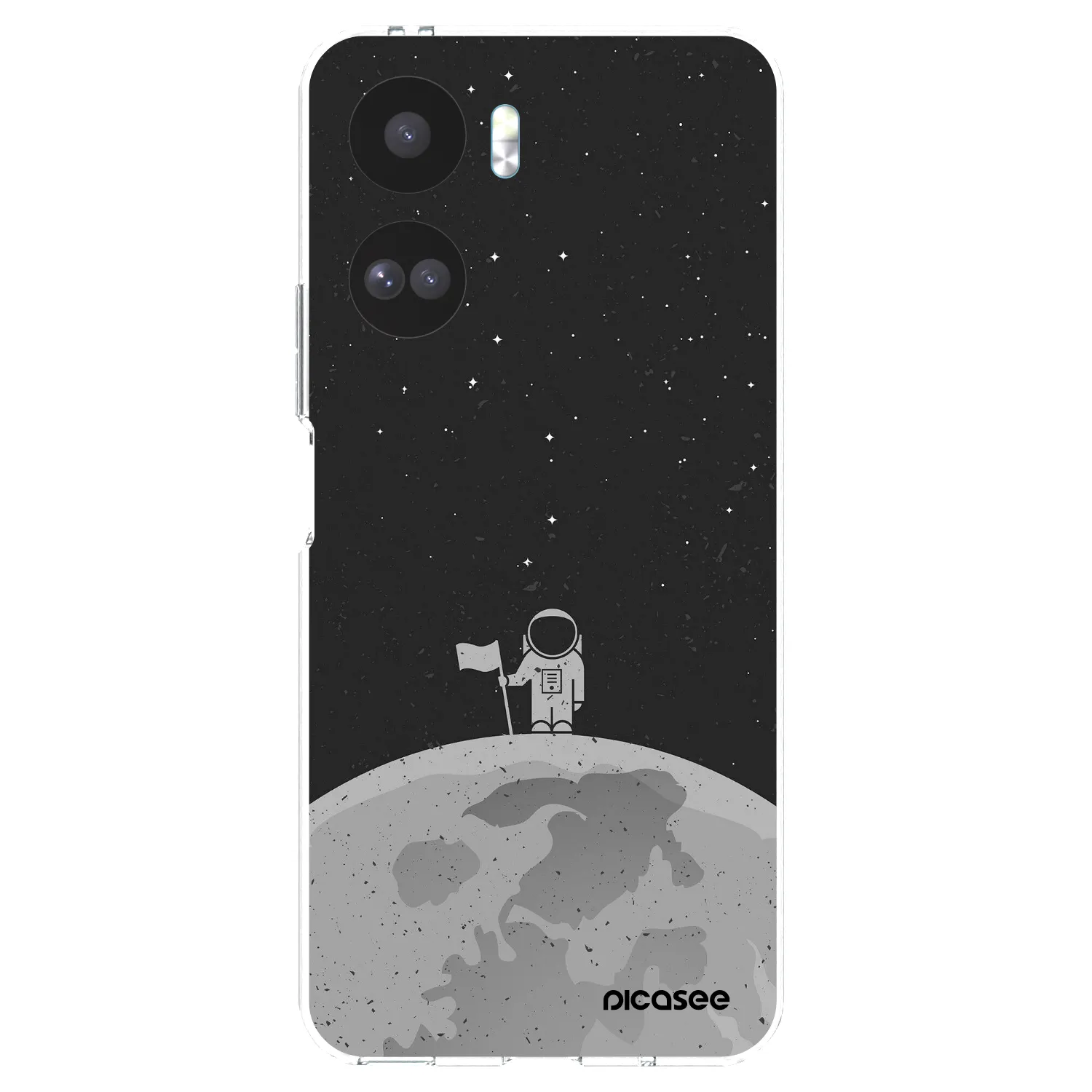 Picasee silikónový prehľadný obal pre Honor 90 Lite 5G - Astronaut