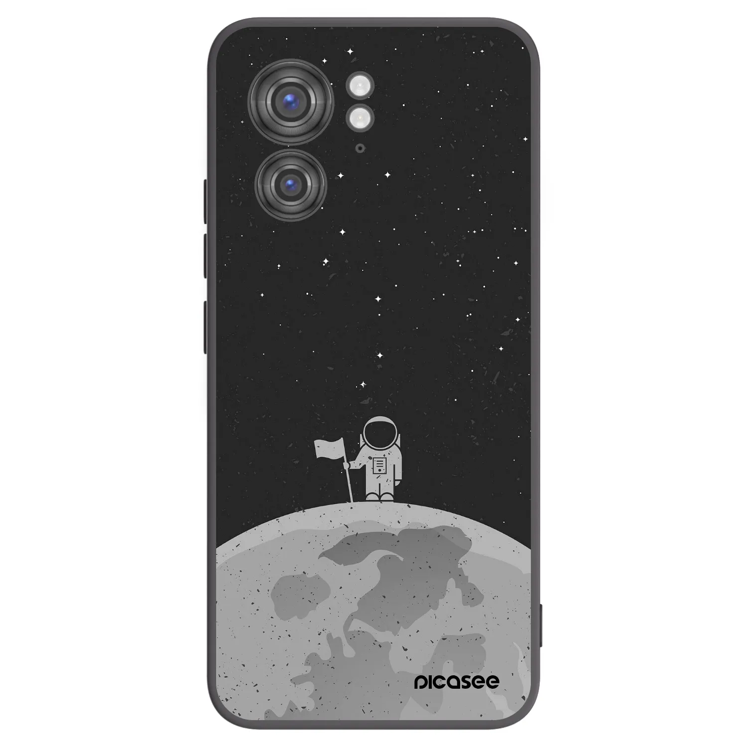 Picasee silikónový čierny obal pre Motorola Edge 40 - Astronaut