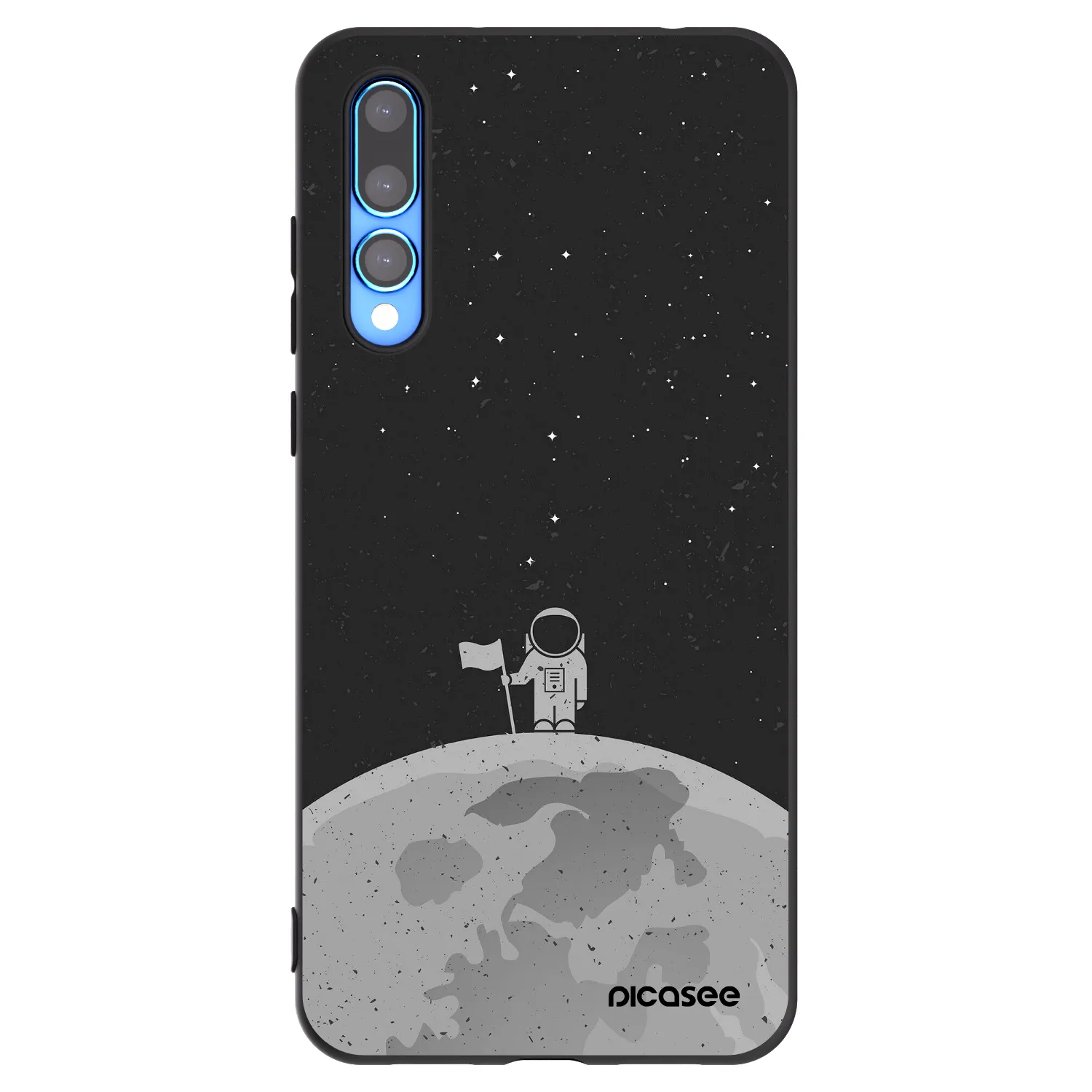 Picasee silikónový čierny obal pre Huawei P20 Pro - Astronaut