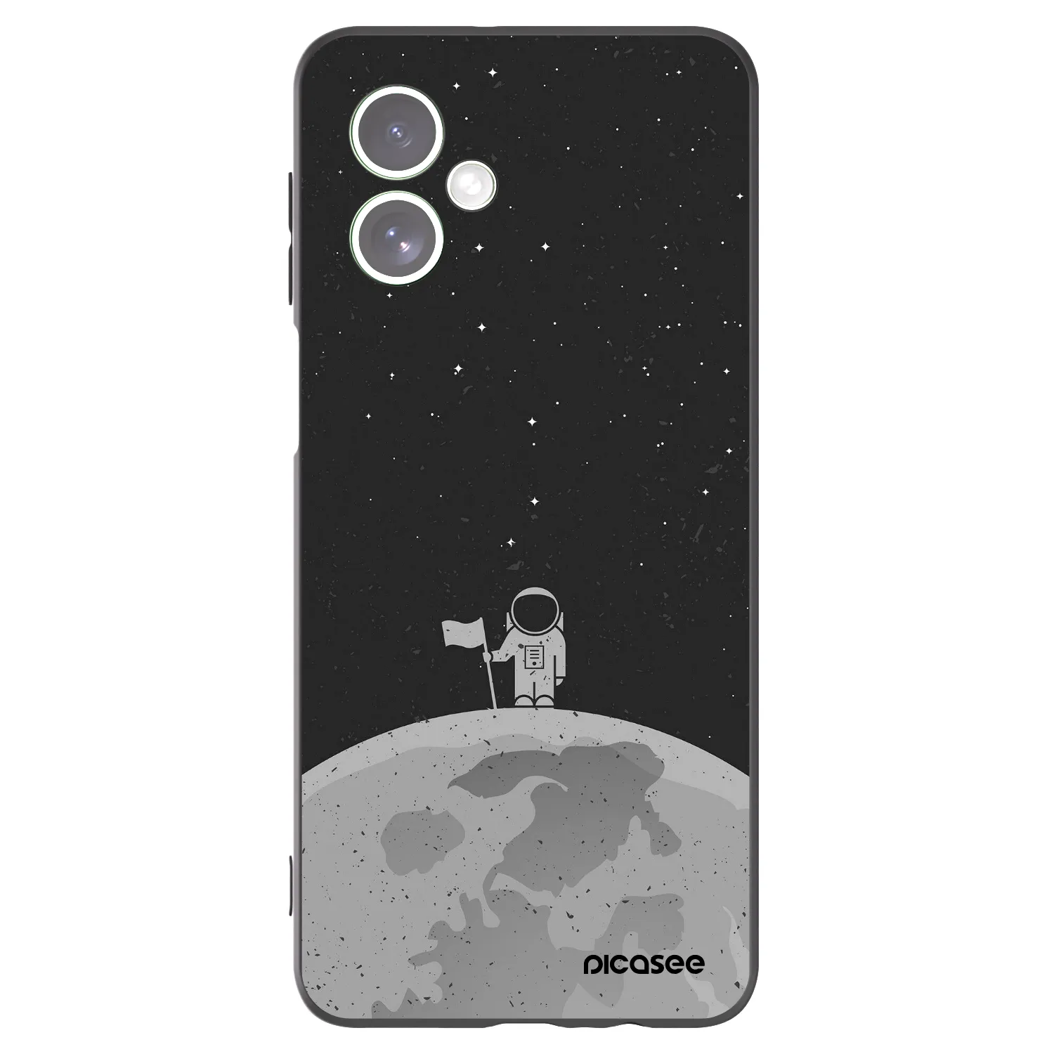 Silikónový čierny obal pre Motorola Moto G54 5G - Astronaut