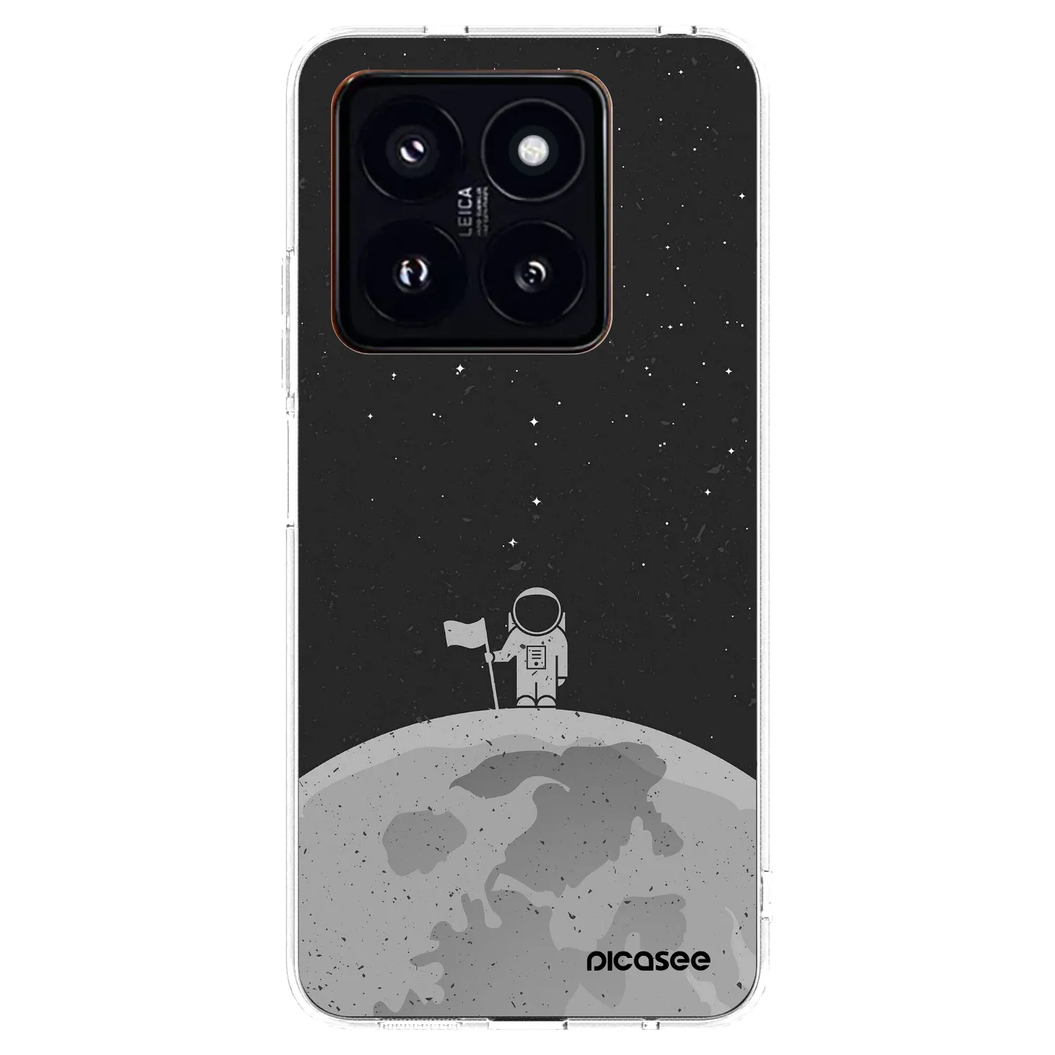 Picasee silikónový prehľadný obal pre Xiaomi 14 Pro - Astronaut