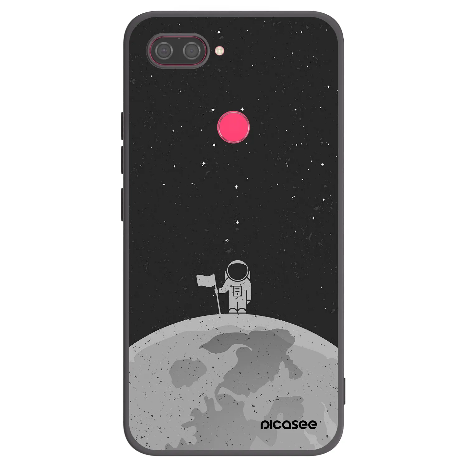 Picasee silikónový čierny obal pre Xiaomi Mi 8 Lite - Astronaut