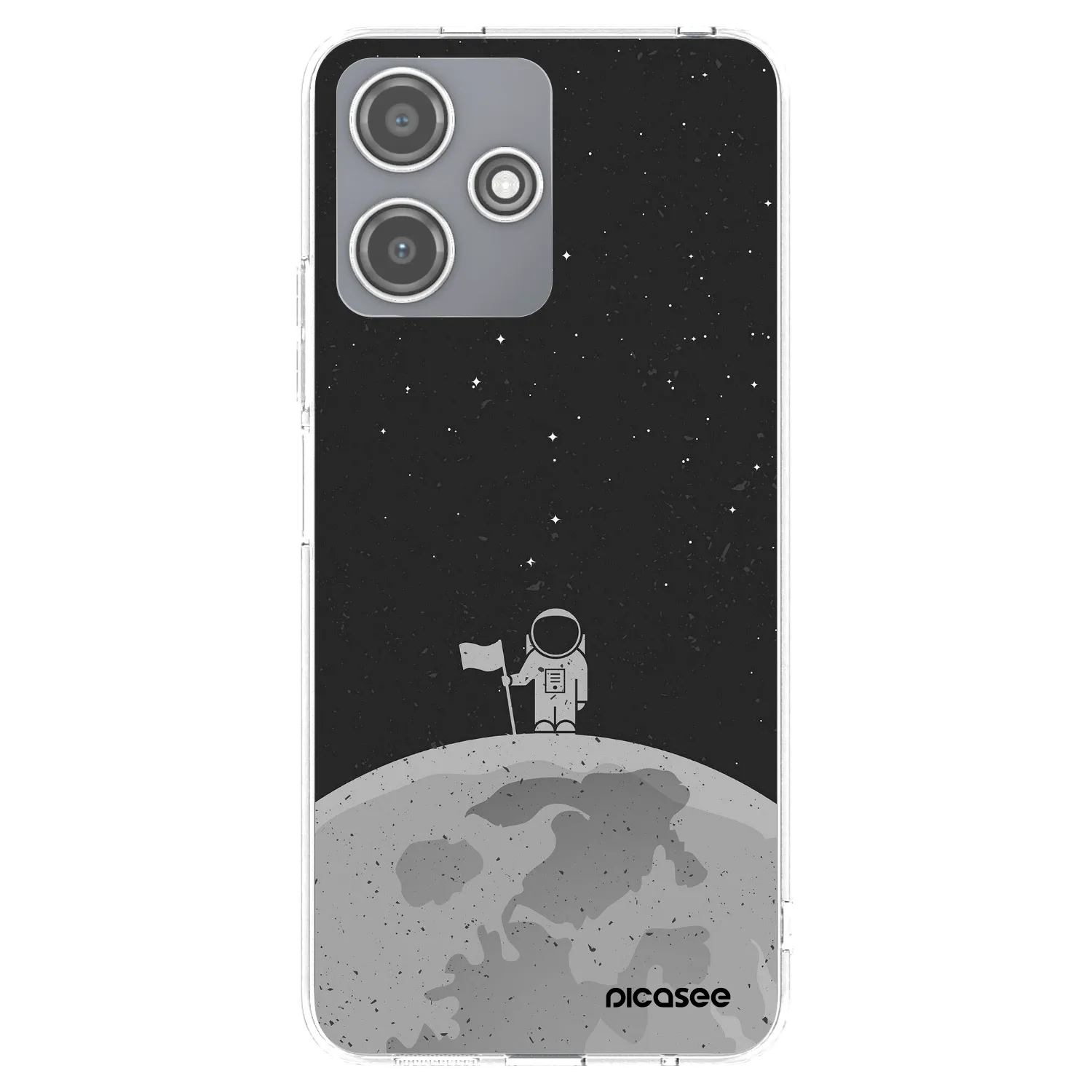 Picasee silikónový prehľadný obal pre Xiaomi Redmi 12 5G - Astronaut