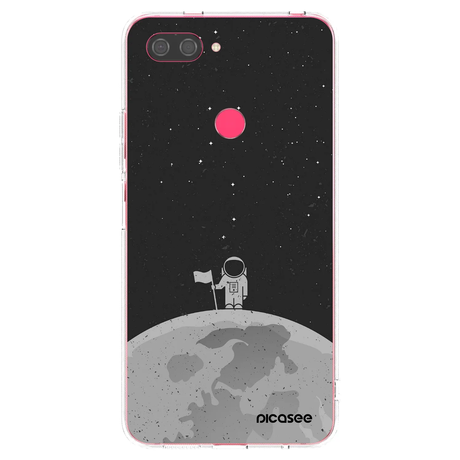 Picasee silikónový prehľadný obal pre Xiaomi Mi 8 Lite - Astronaut