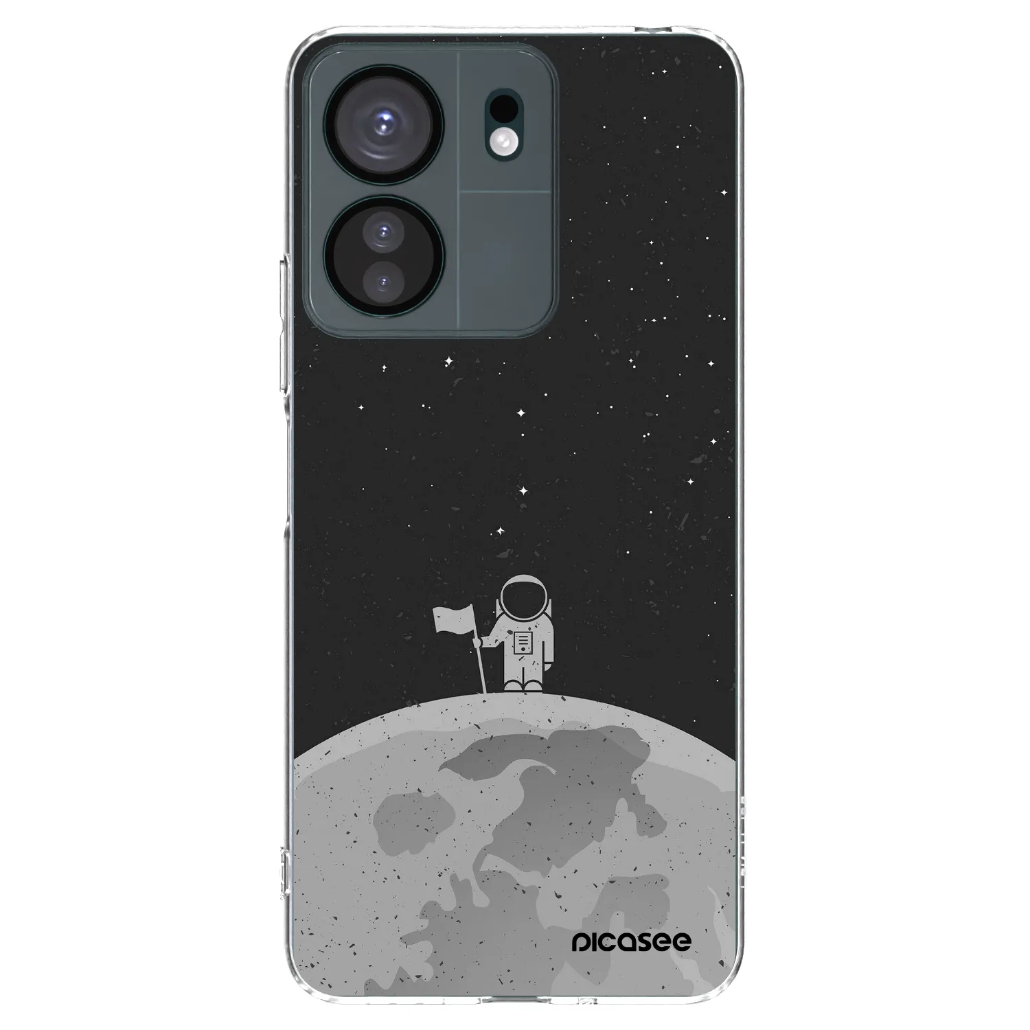 Picasee silikónový prehľadný obal pre Xiaomi Redmi 13C 4G - Astronaut