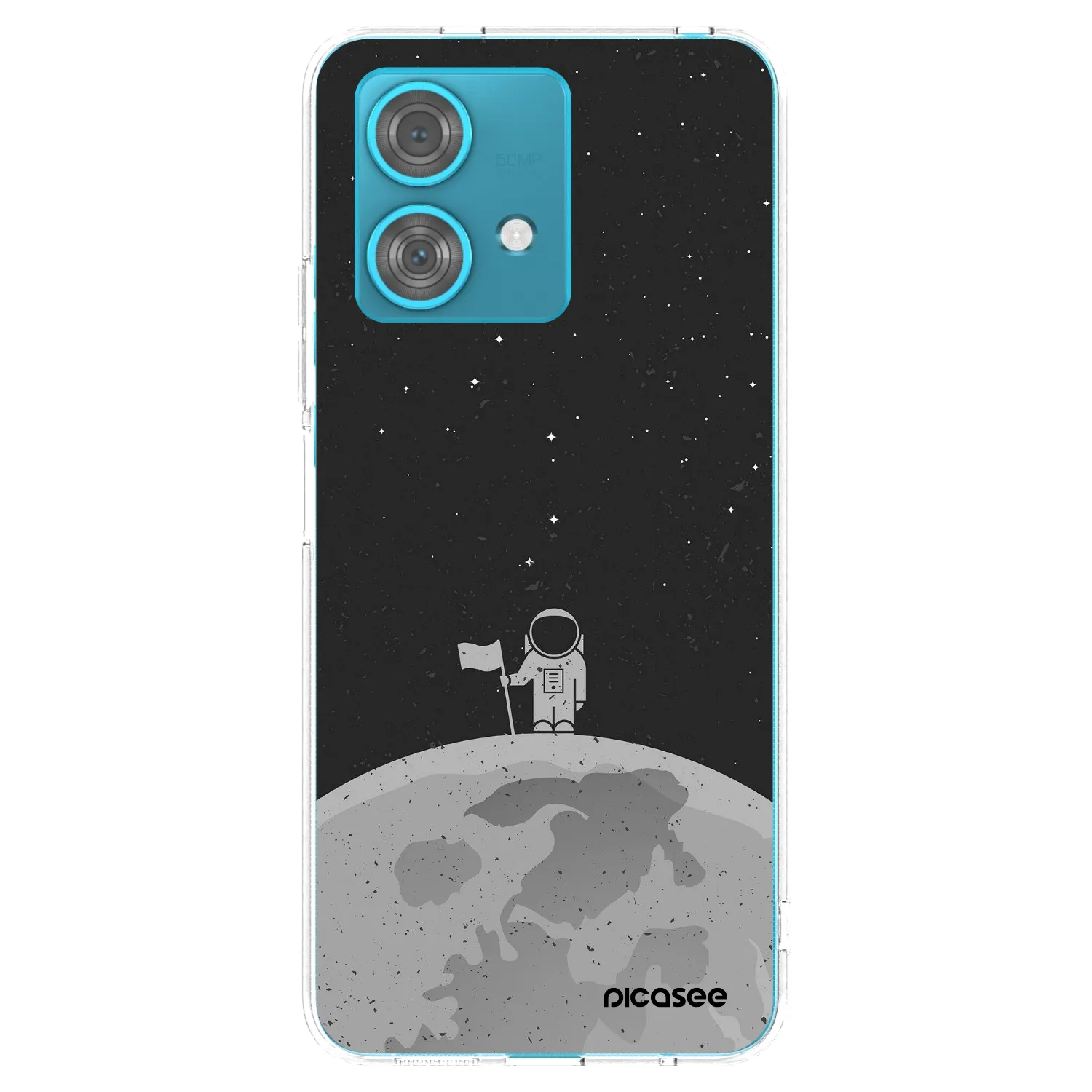 Picasee silikónový prehľadný obal pre Motorola Edge 40 Neo - Astronaut