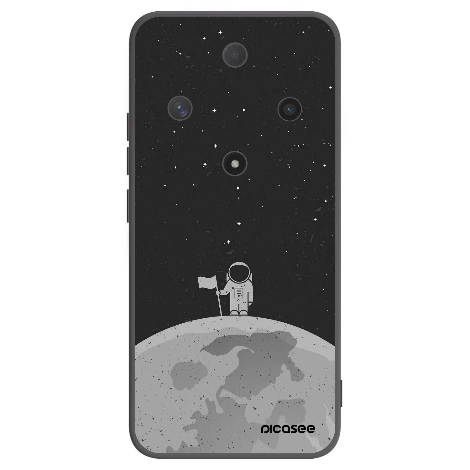 Silikónový čierny obal pre Honor Magic6 Lite 5G - Astronaut