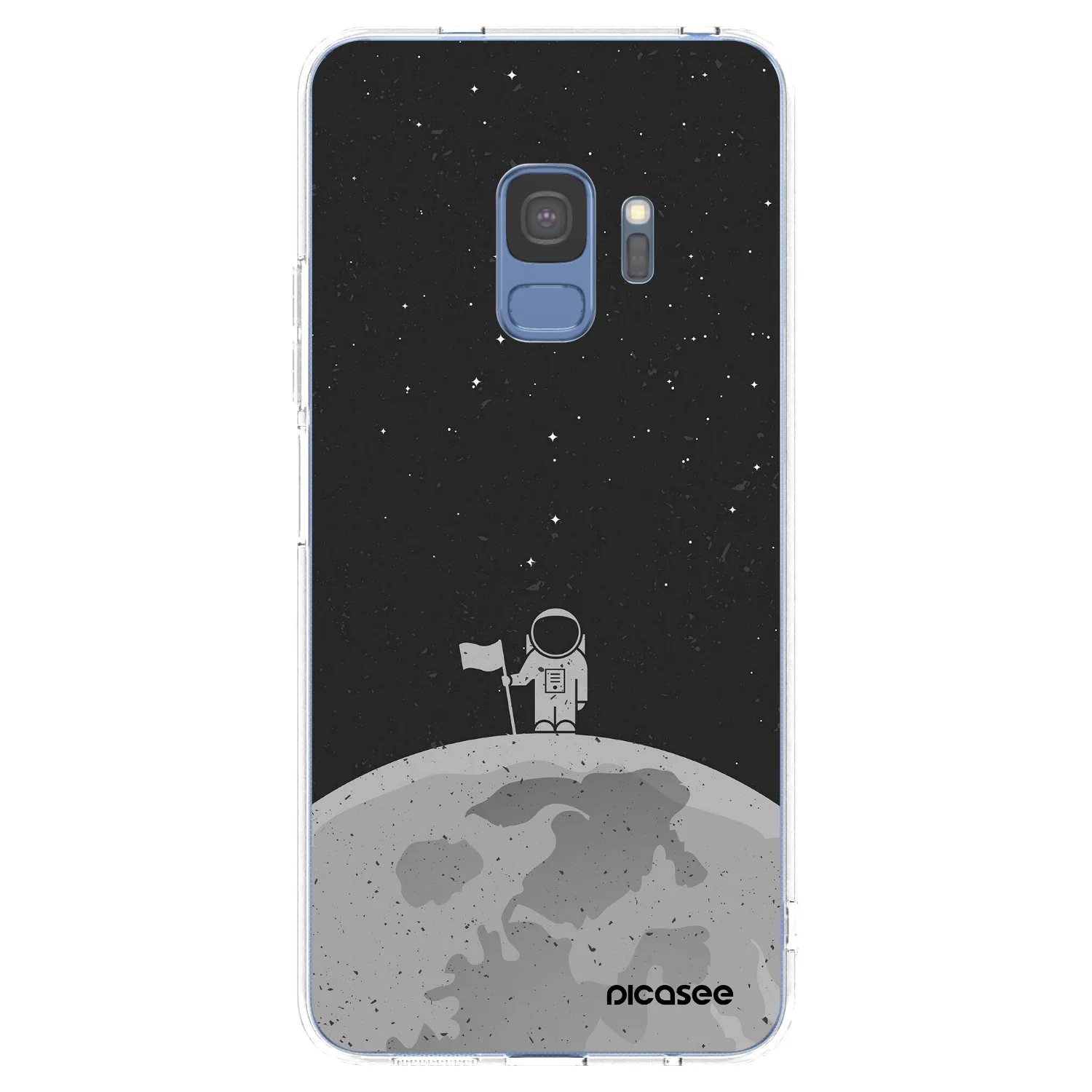 Picasee silikónový prehľadný obal pre Samsung Galaxy S9 G960F - Astronaut
