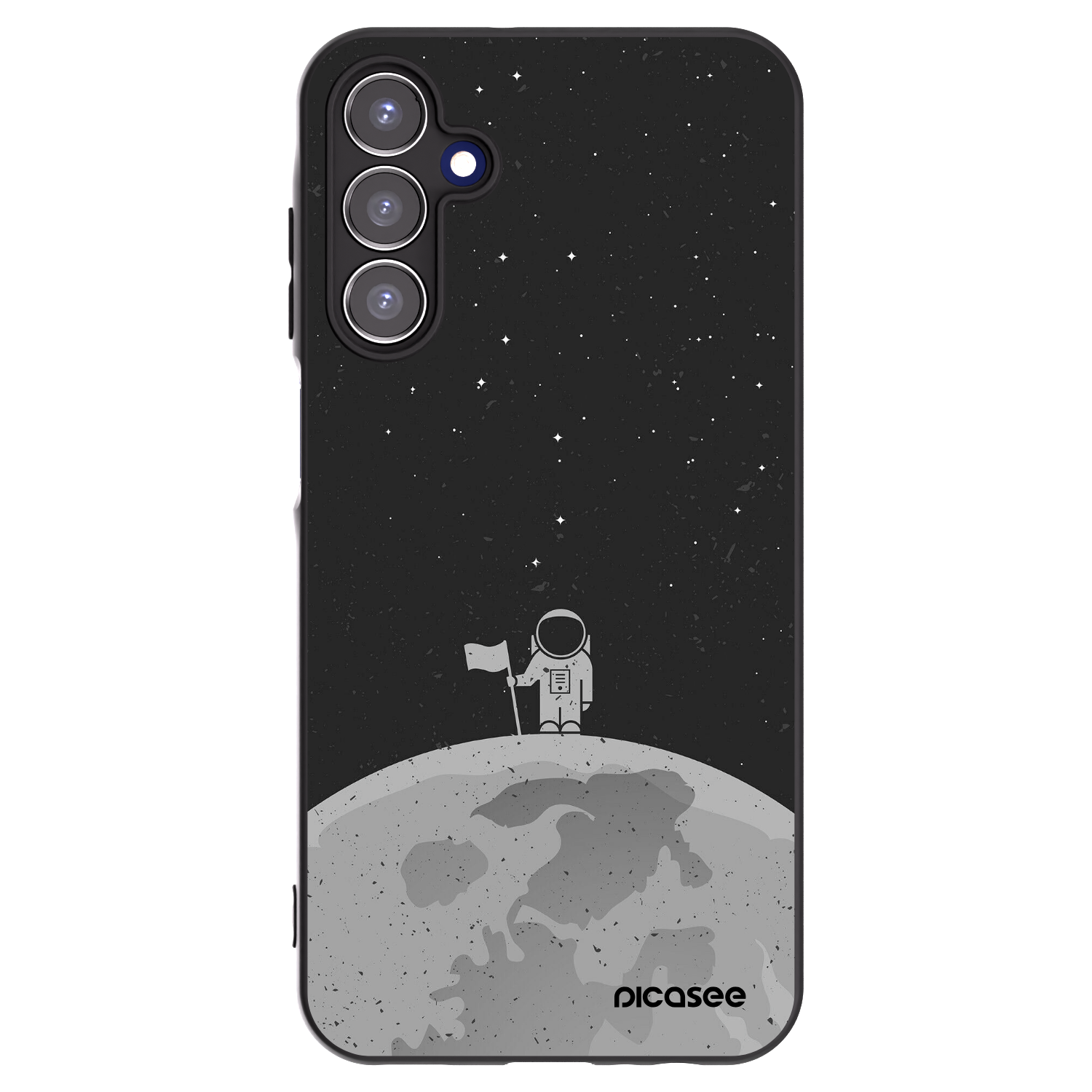 Picasee silikónový čierny obal pre Samsung Galaxy A15 A155F 4G - Astronaut
