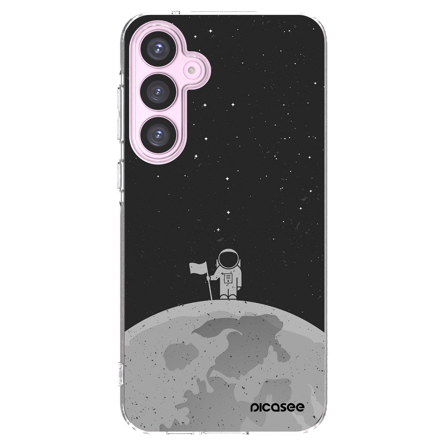 Picasee silikónový prehľadný obal pre Samsung Galaxy A55 5G A556B - Astronaut