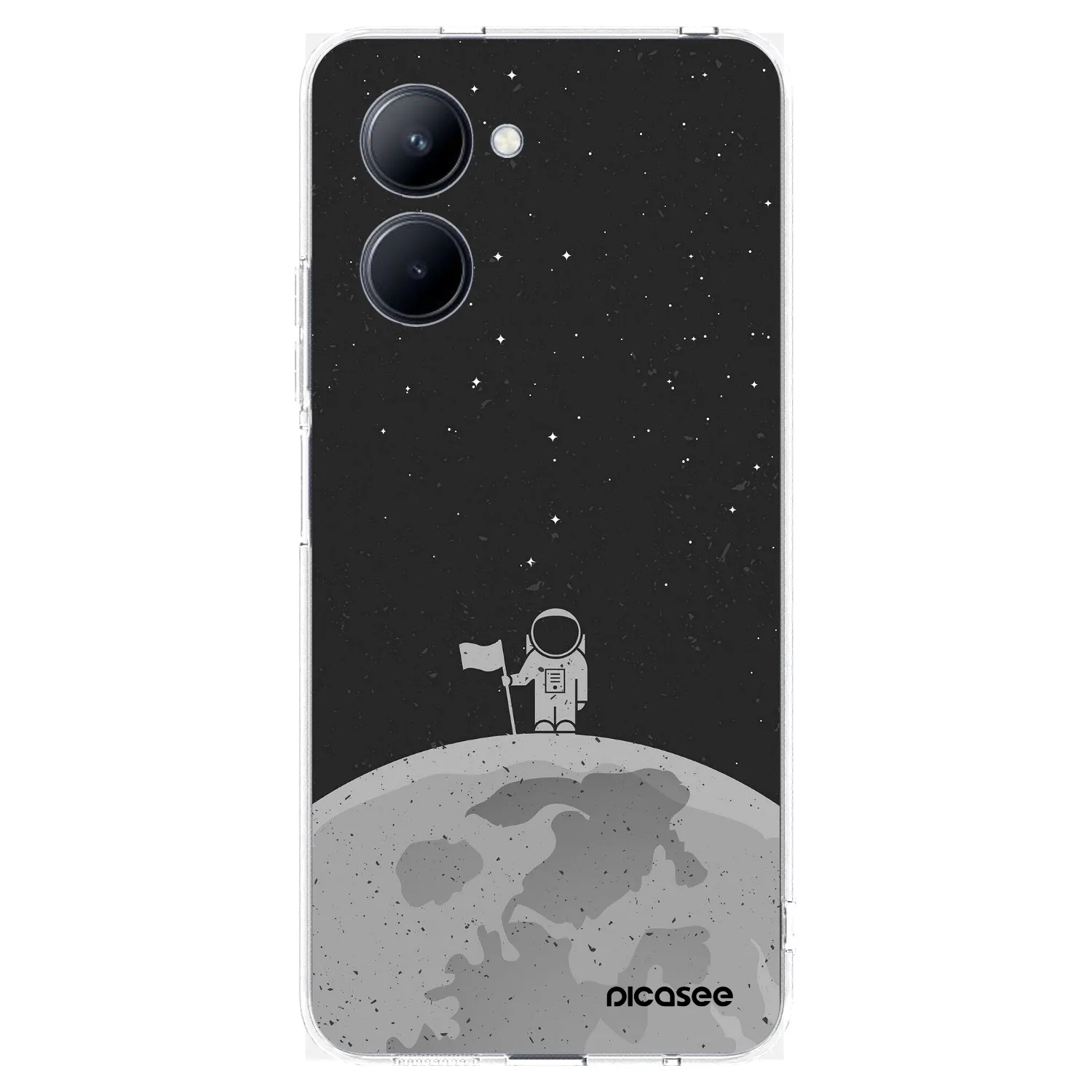Picasee silikónový prehľadný obal pre Realme C33 (2023) - Astronaut