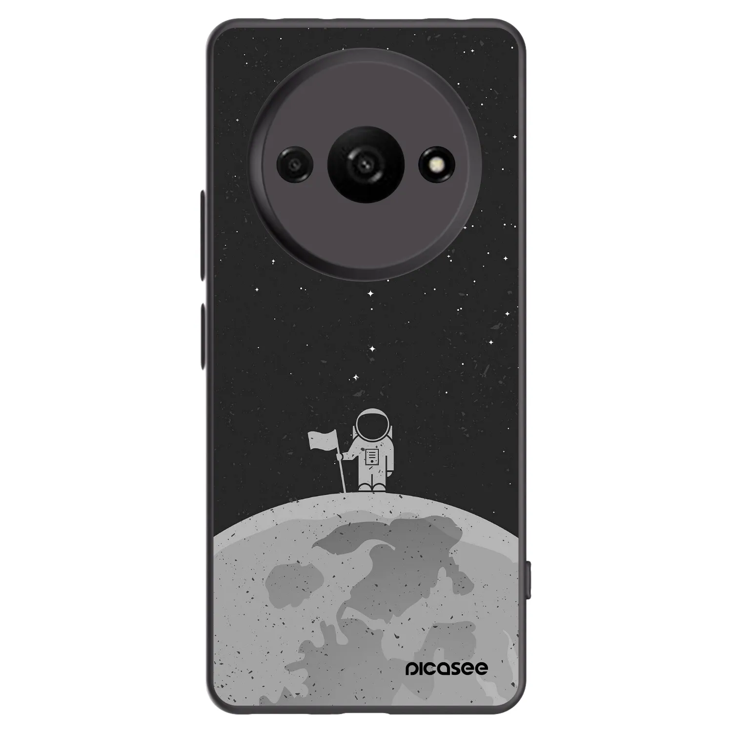 Picasee silikónový čierny obal pre Xiaomi Redmi A3 - Astronaut