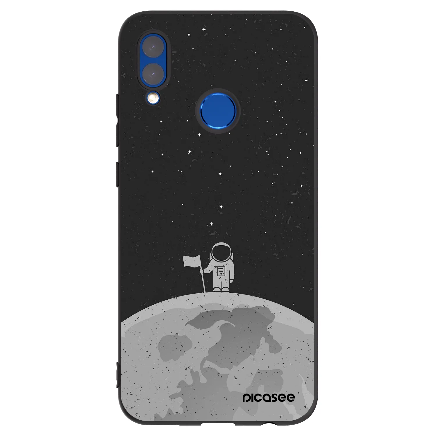 Picasee silikónový čierny obal pre Huawei P Smart 2019 - Astronaut