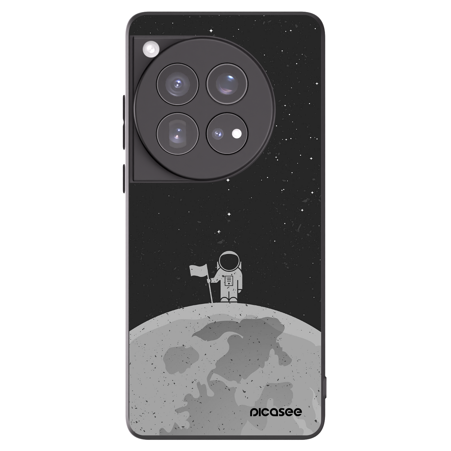 Silikónový čierny obal pre OnePlus 12 5G - Astronaut