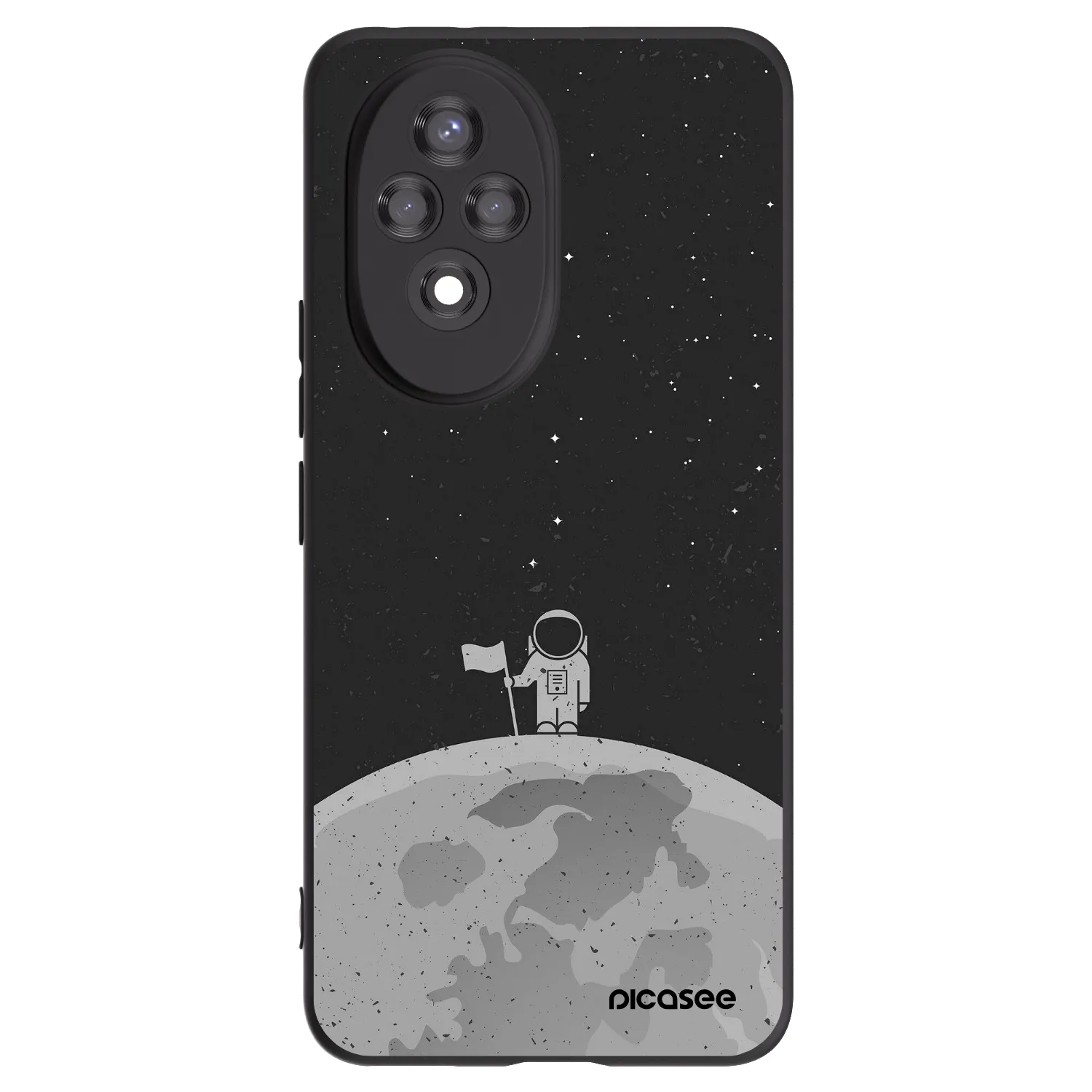 Silikónový čierny obal pre Honor 200 Pro 5G - Astronaut