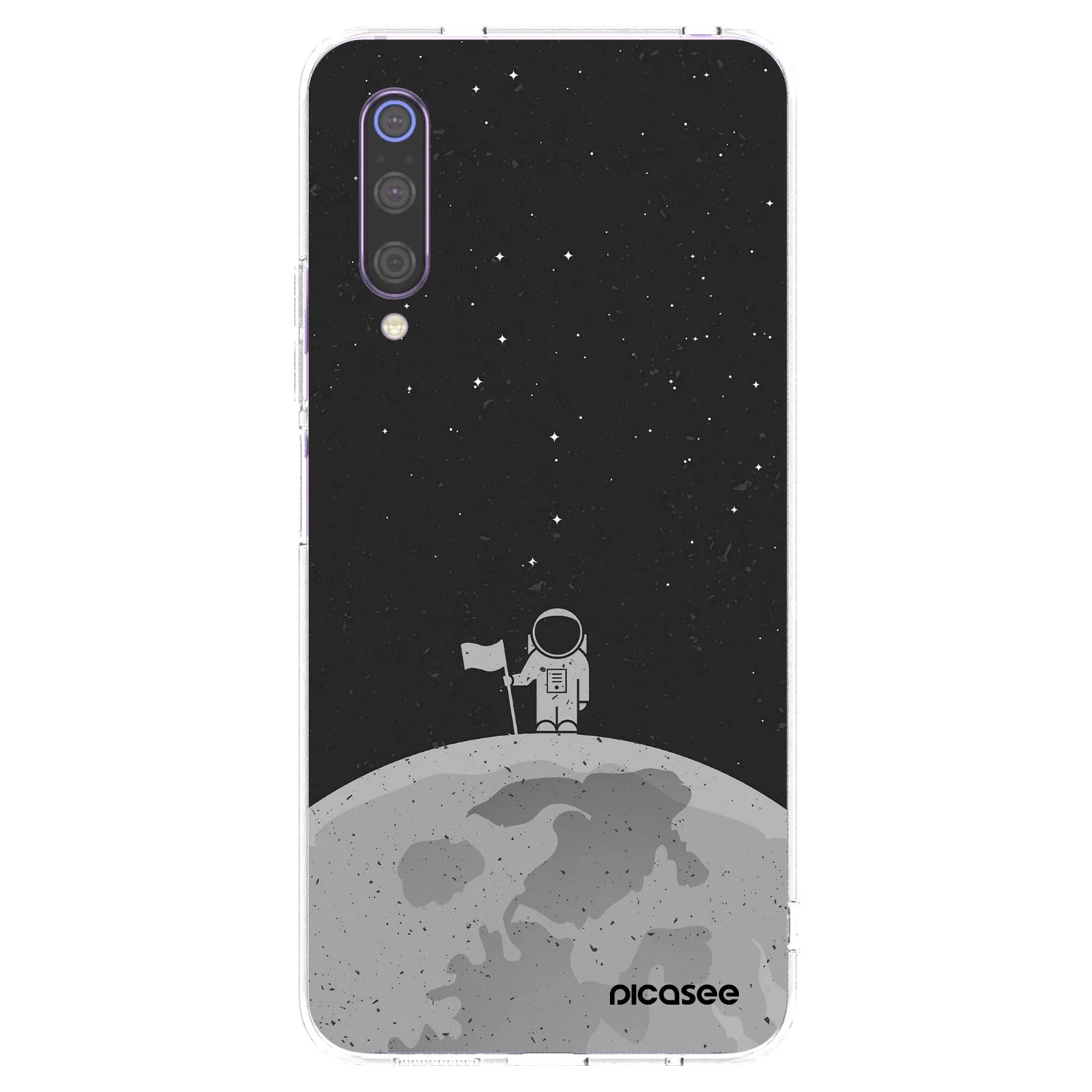 Picasee silikónový prehľadný obal pre Xiaomi Mi 9 - Astronaut