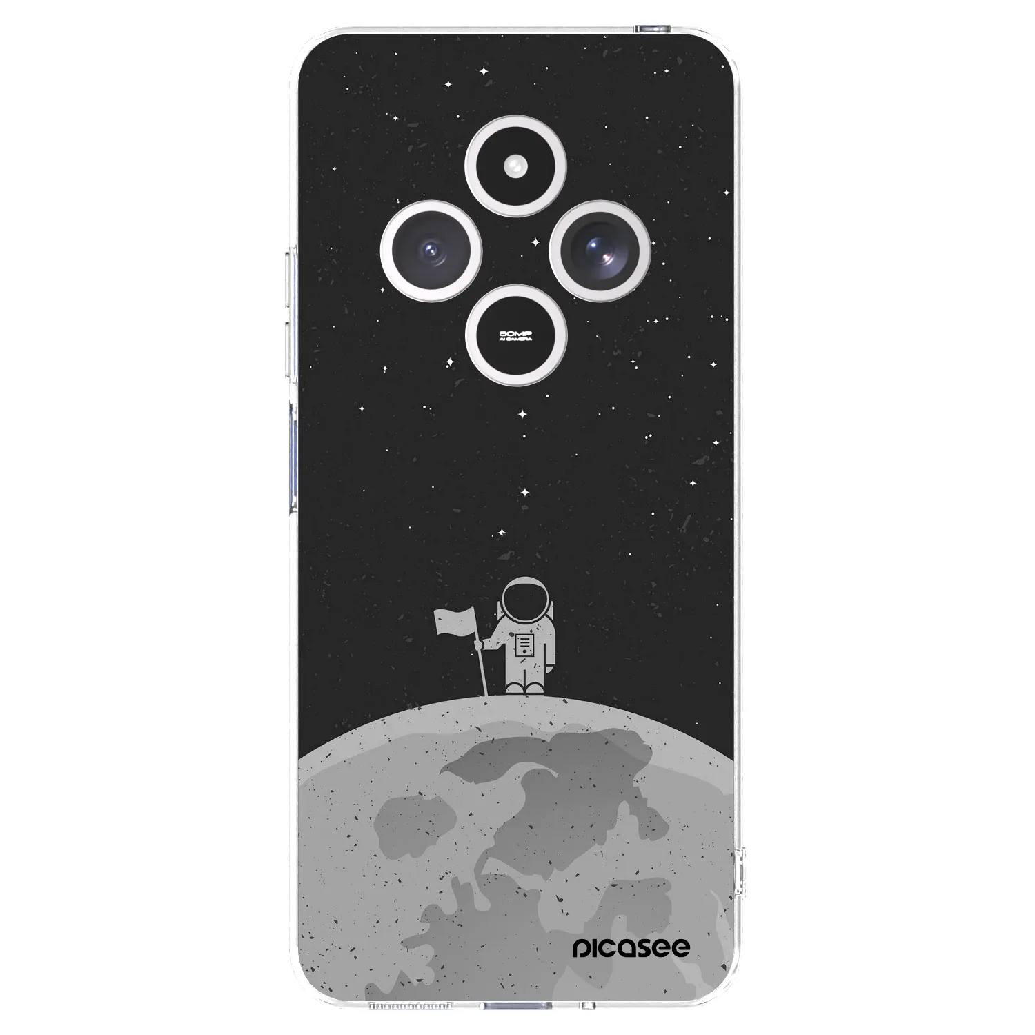 Picasee silikónový prehľadný obal pre Xiaomi Redmi 14C - Astronaut
