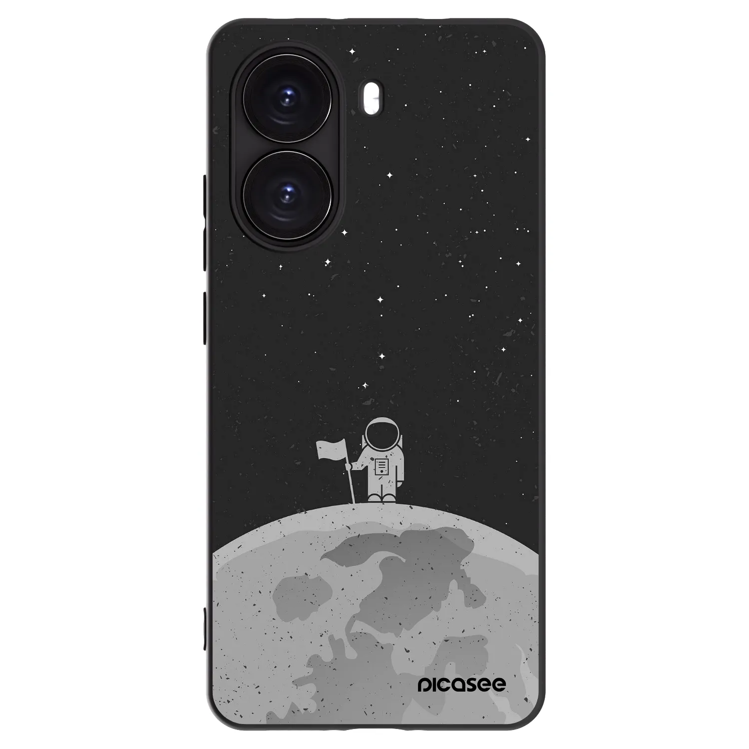 Picasee silikónový čierny obal pre Xiaomi Poco X7 Pro 5G - Astronaut