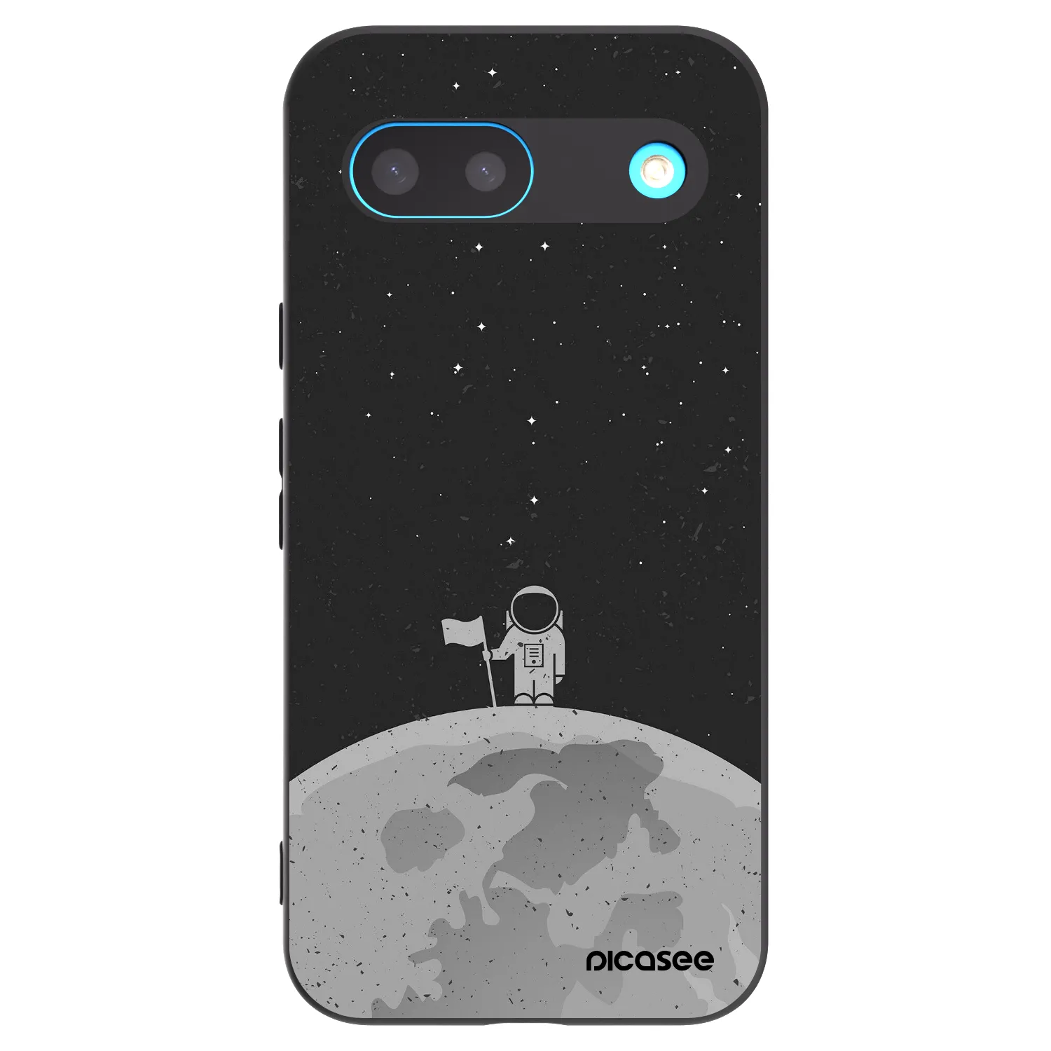 Silikónový čierny obal pre Google Pixel 8 - Astronaut