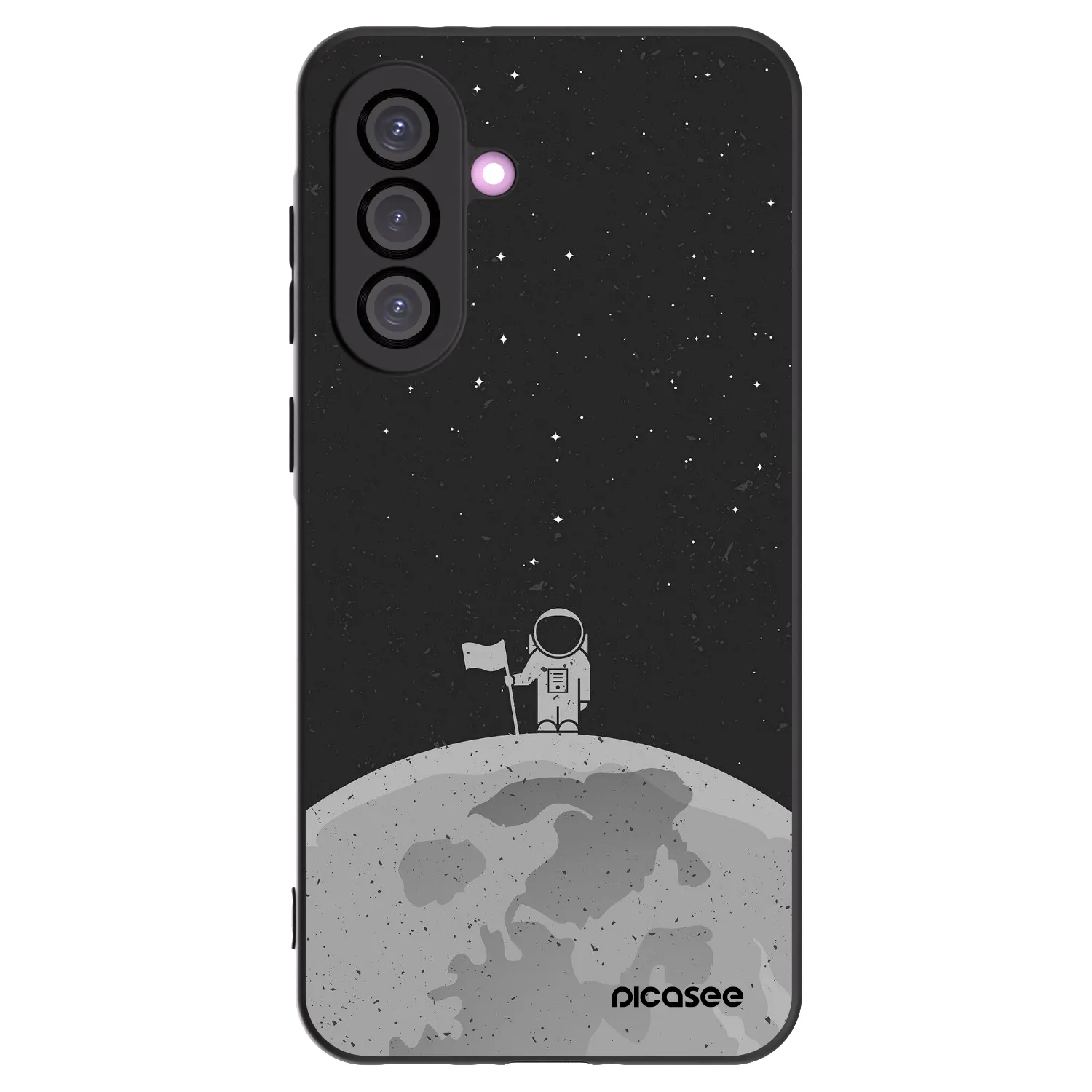 Picasee silikónový čierny obal pre Samsung Galaxy A56 5G A566B - Astronaut