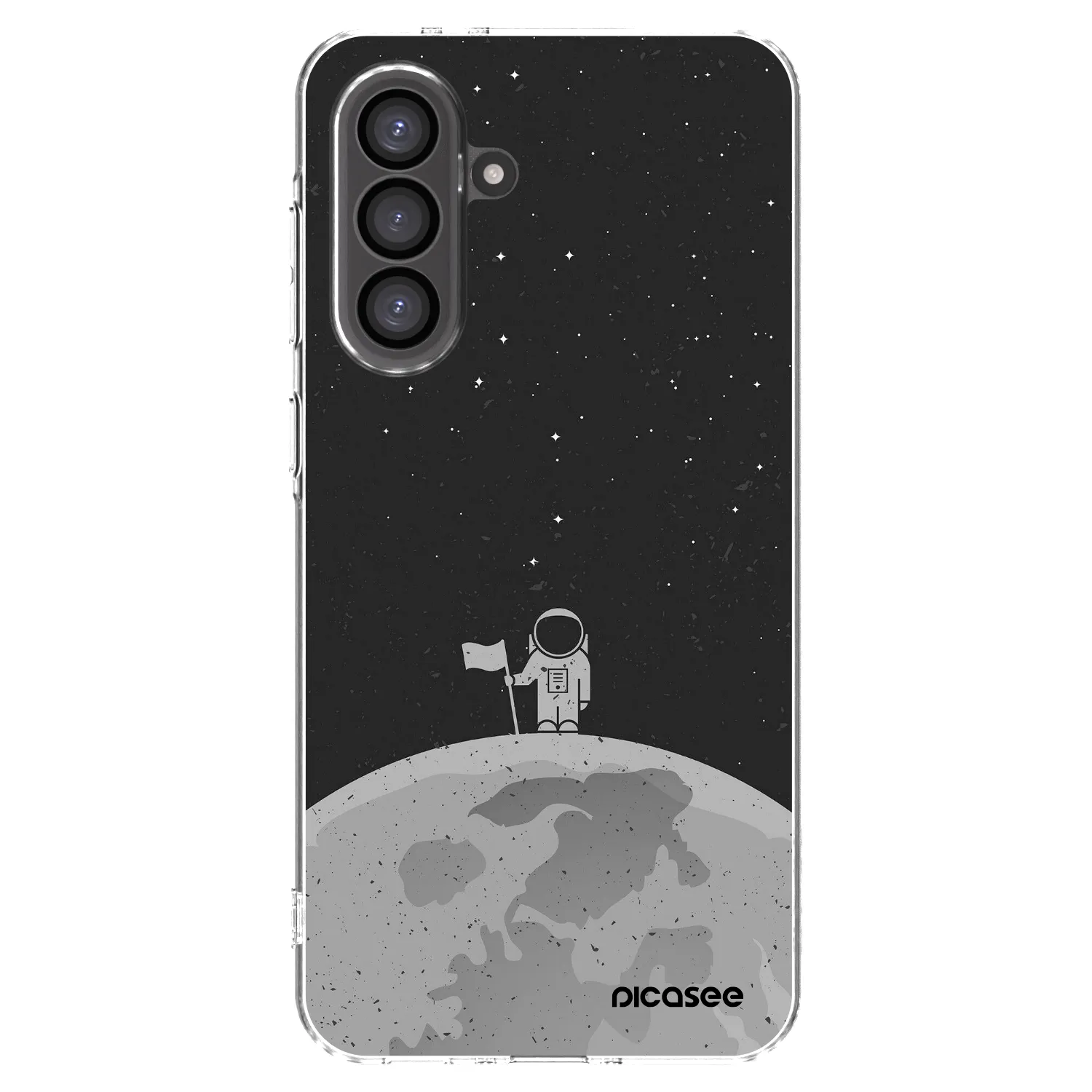 Picasee silikónový prehľadný obal pre Samsung Galaxy A56 5G A566B - Astronaut