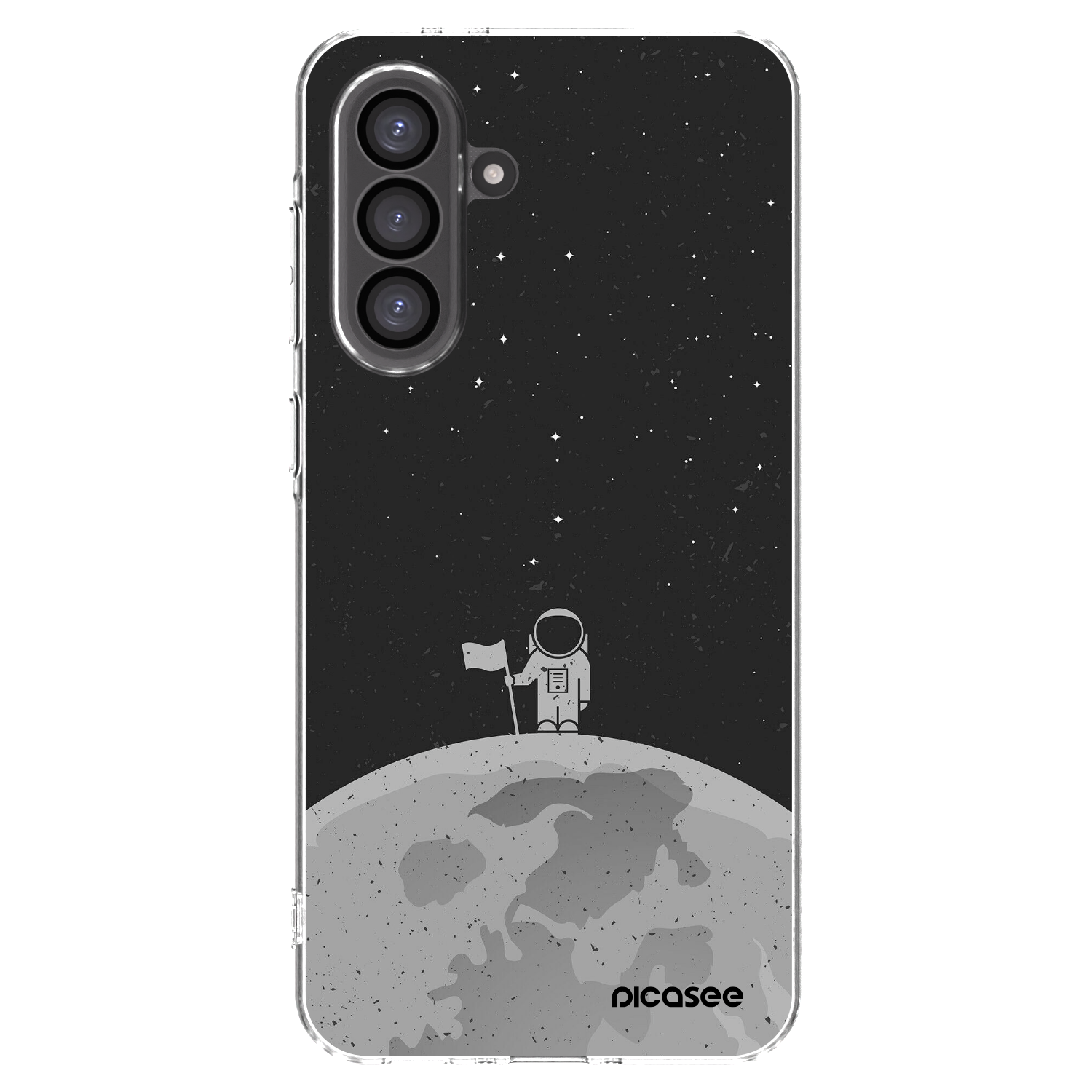 Picasee silikónový prehľadný obal pre Samsung Galaxy A36 5G - Astronaut