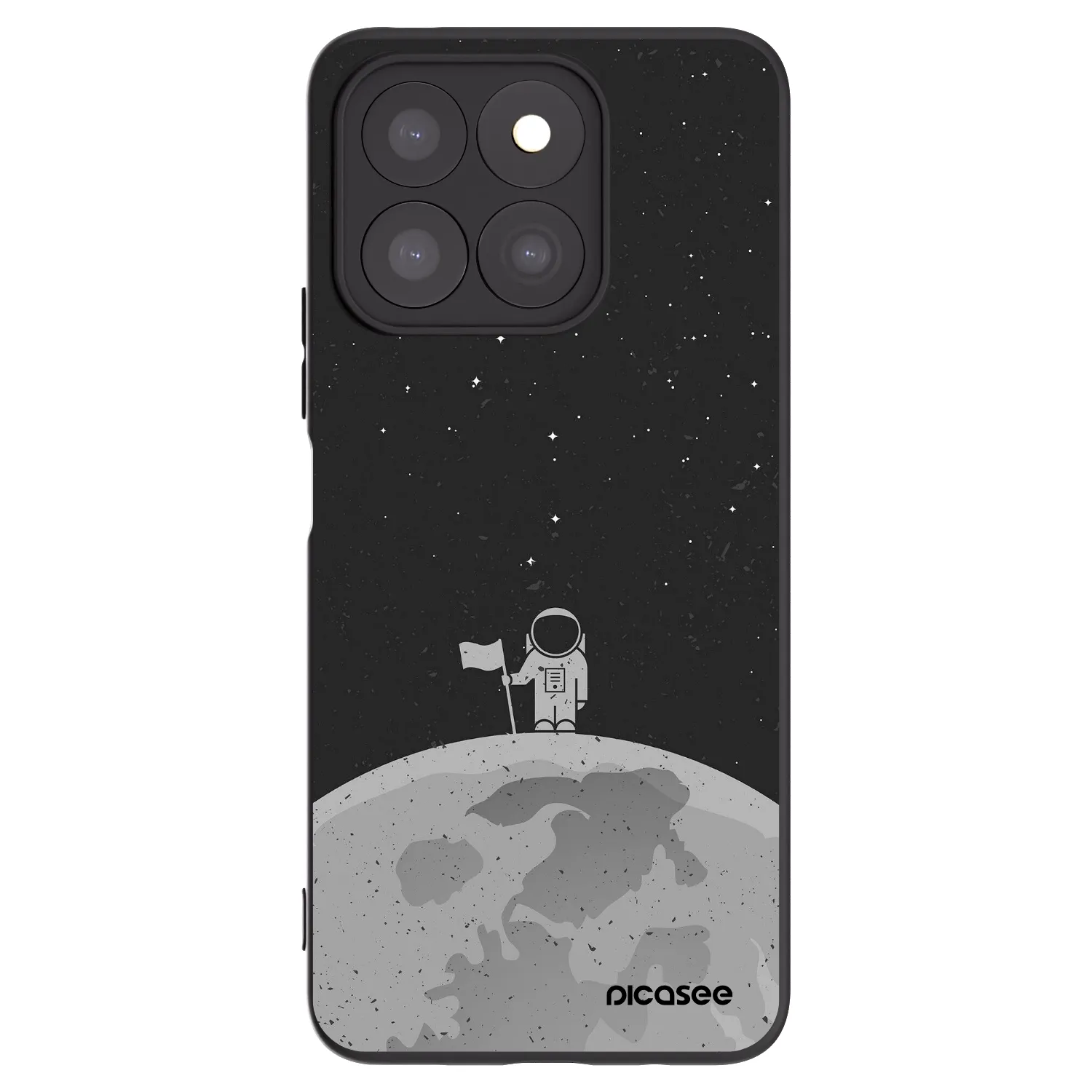Picasee silikónový čierny obal pre Honor X8c - Astronaut