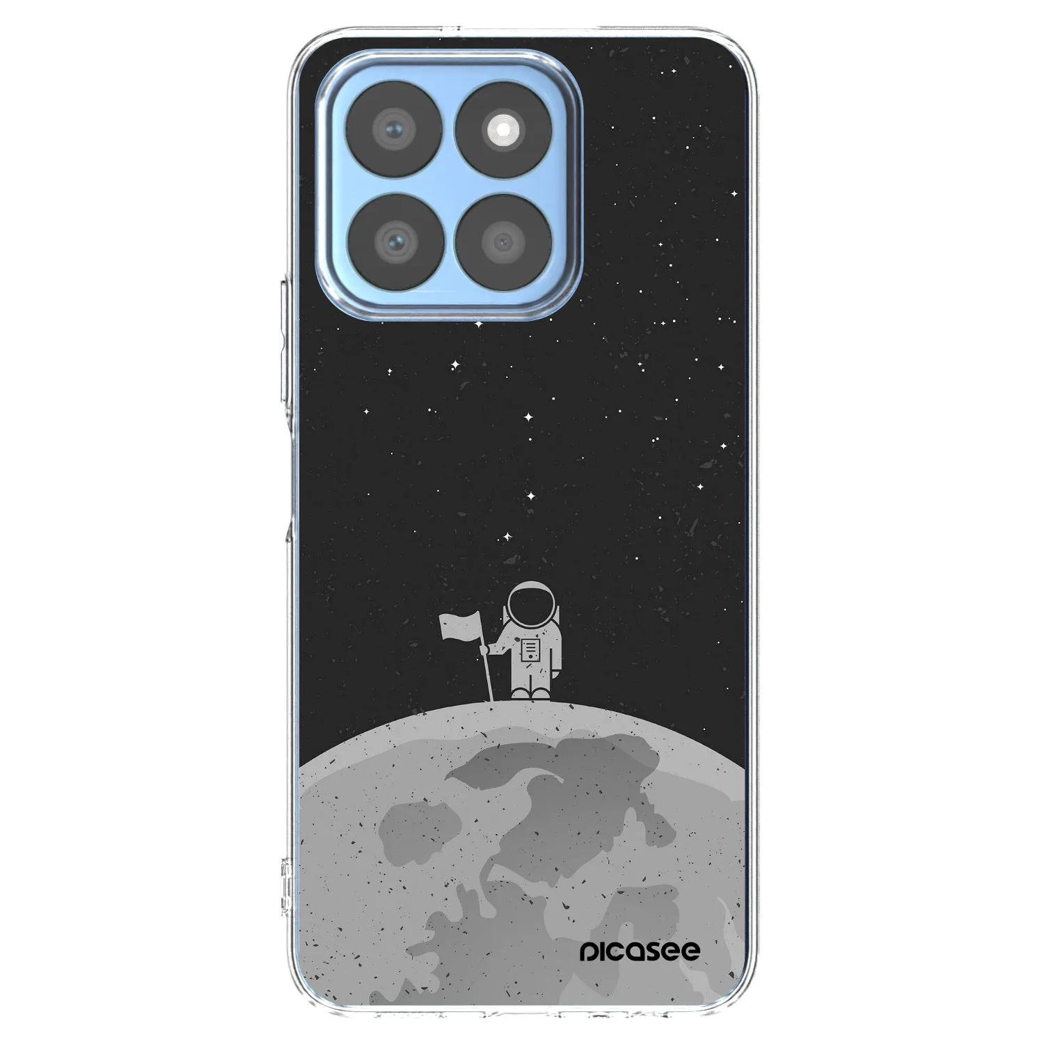 Picasee silikónový prehľadný obal pre Honor X8c - Astronaut