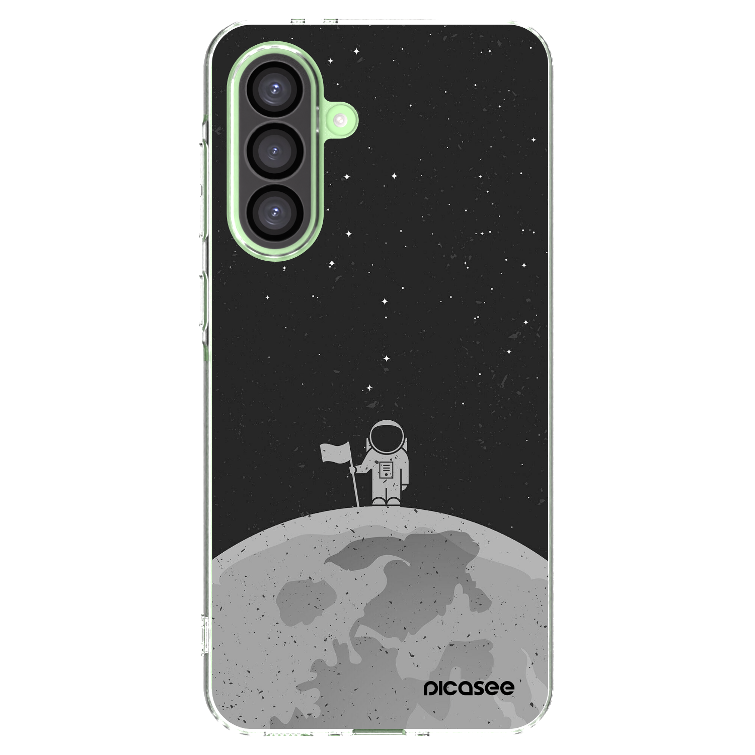Picasee silikónový prehľadný obal pre Samsung Galaxy A26 5G A266B - Astronaut
