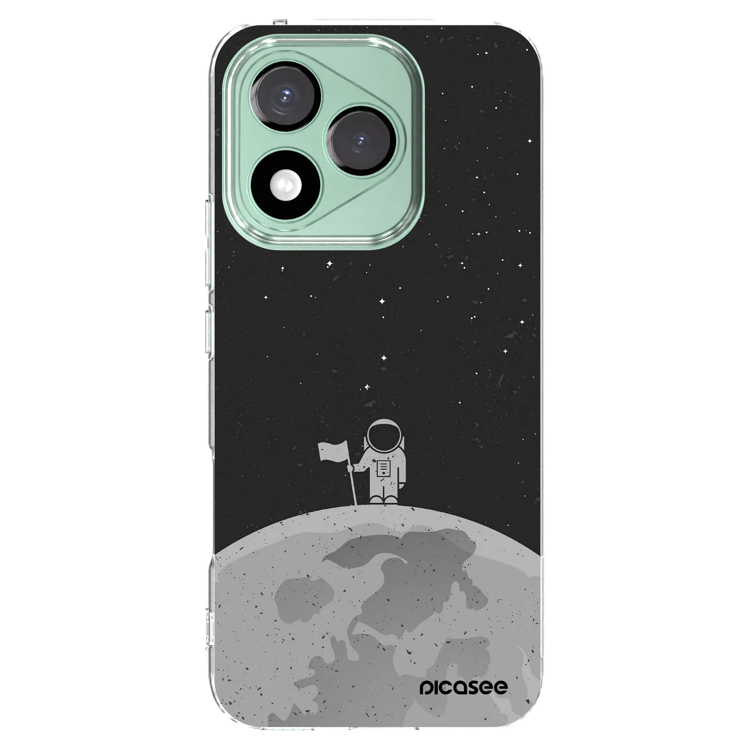 Silikónový prehľadný obal pre Honor 400 Lite 5G - Astronaut