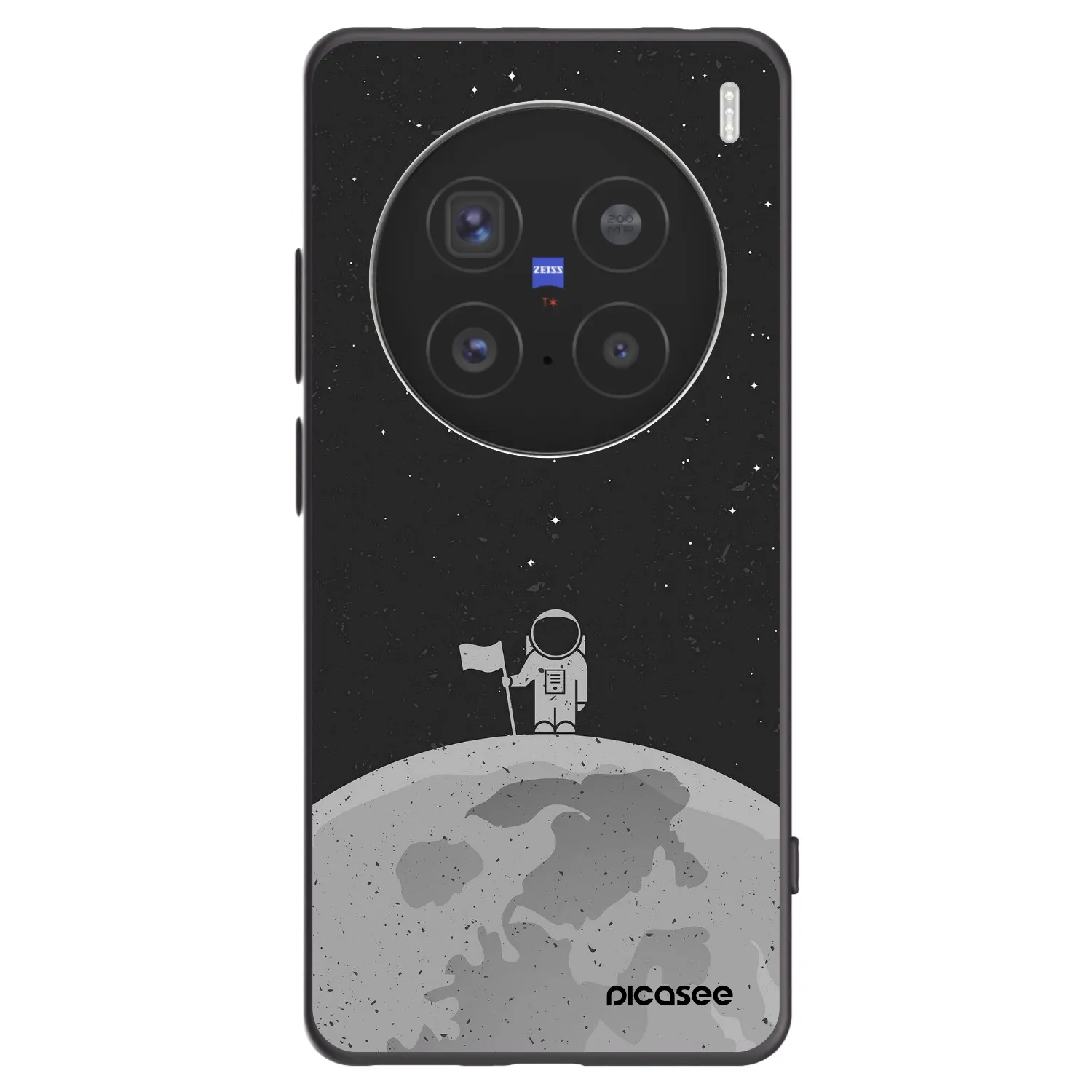 Picasee silikónový čierny obal pre Vivo X200 Pro - Astronaut