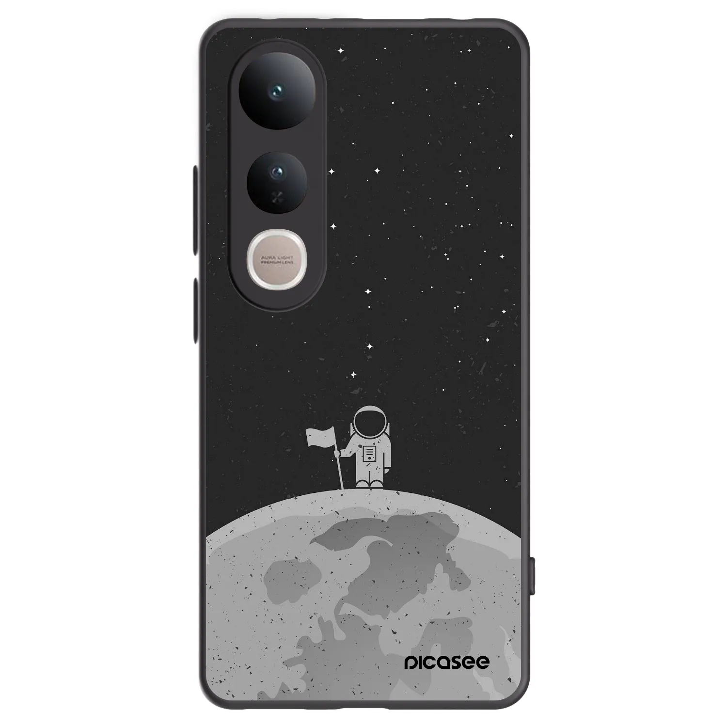 Picasee silikónový čierny obal pre Vivo V50 Lite 5G - Astronaut