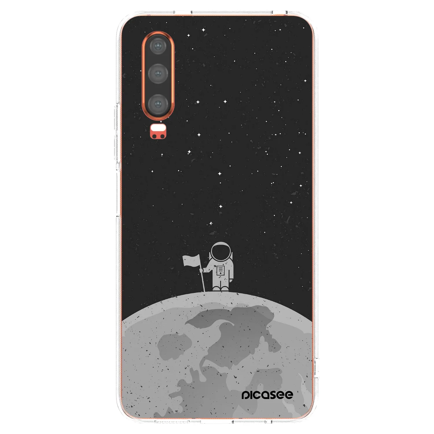Picasee silikónový prehľadný obal pre Huawei P30 - Astronaut