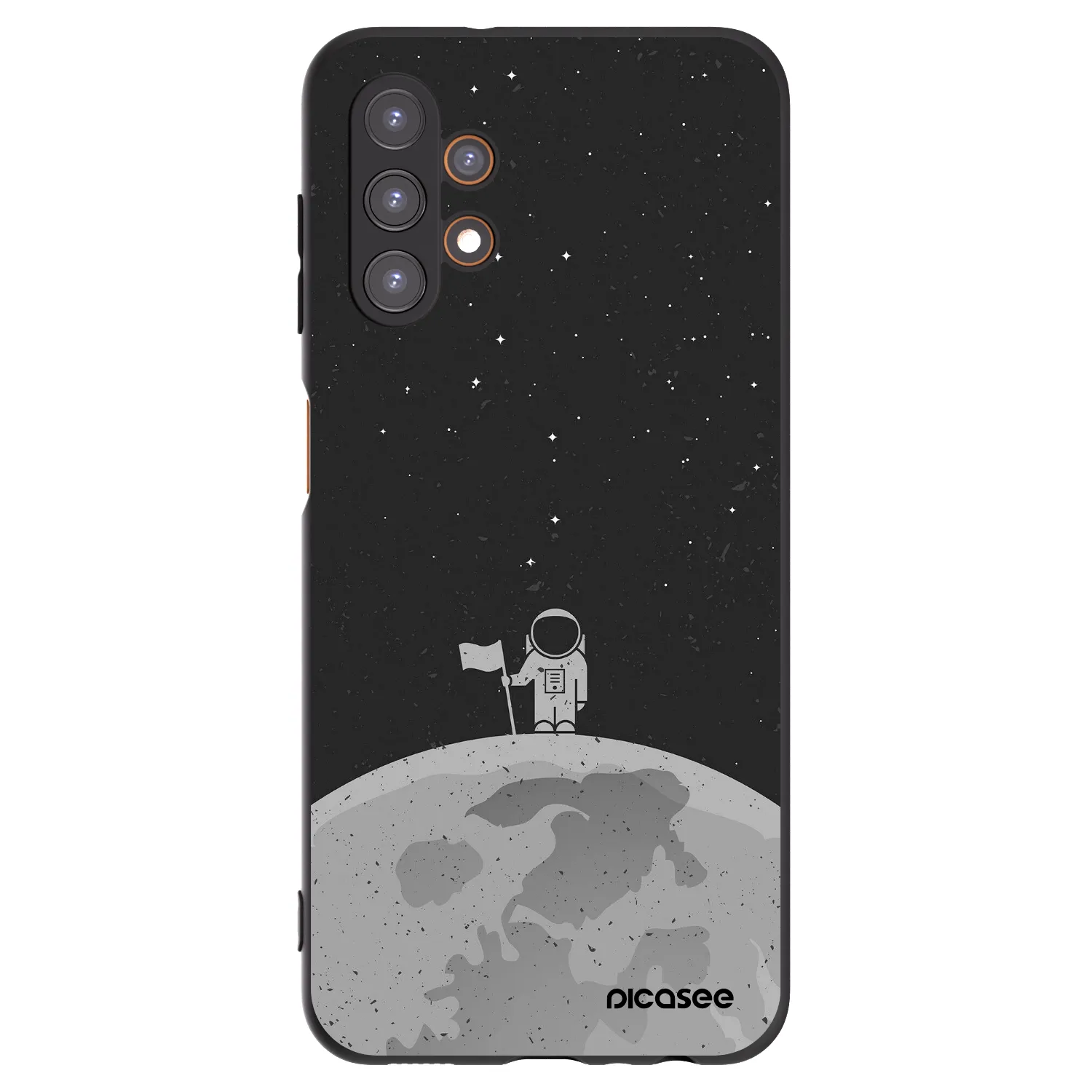 Picasee silikónový čierny obal pre Samsung Galaxy A13 5G - Astronaut