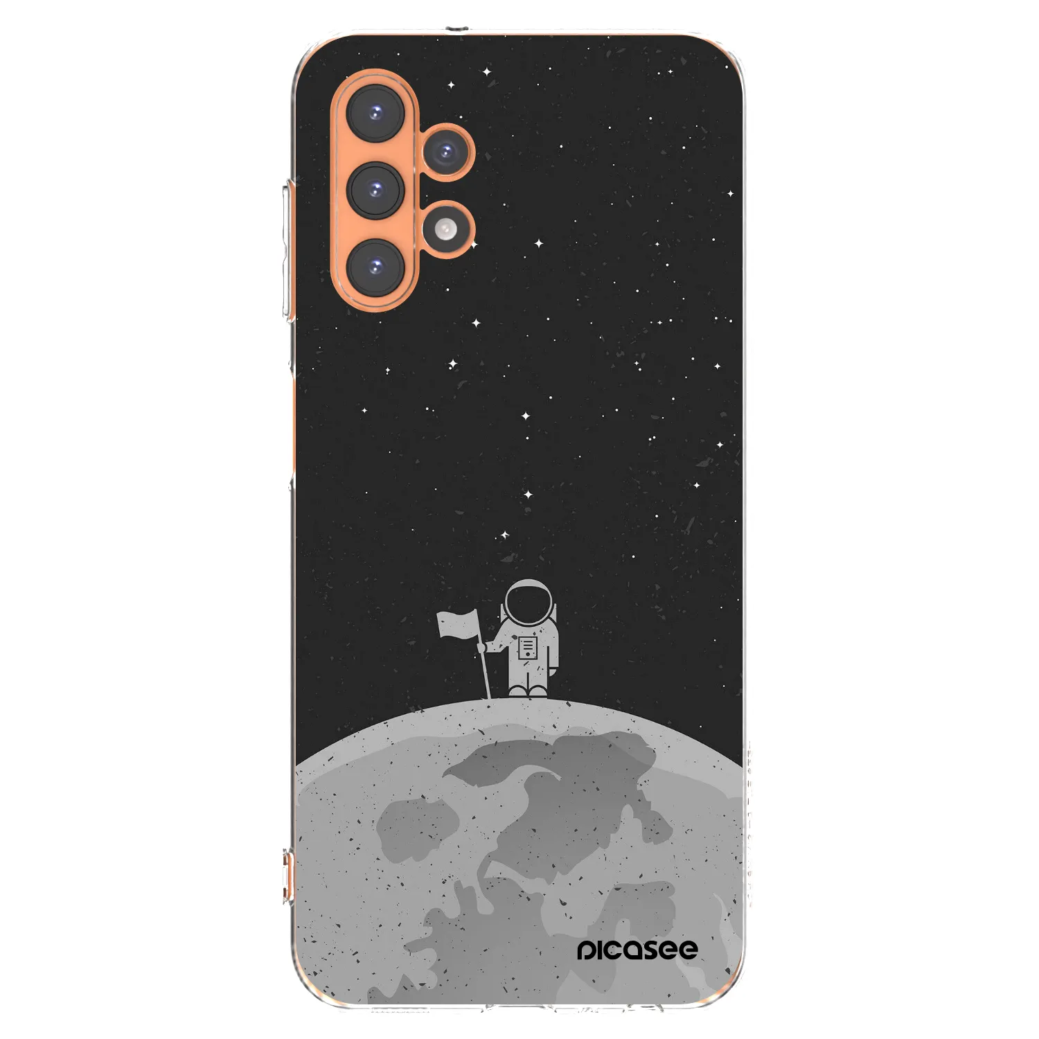 Picasee silikónový prehľadný obal pre Samsung Galaxy A13 5G - Astronaut