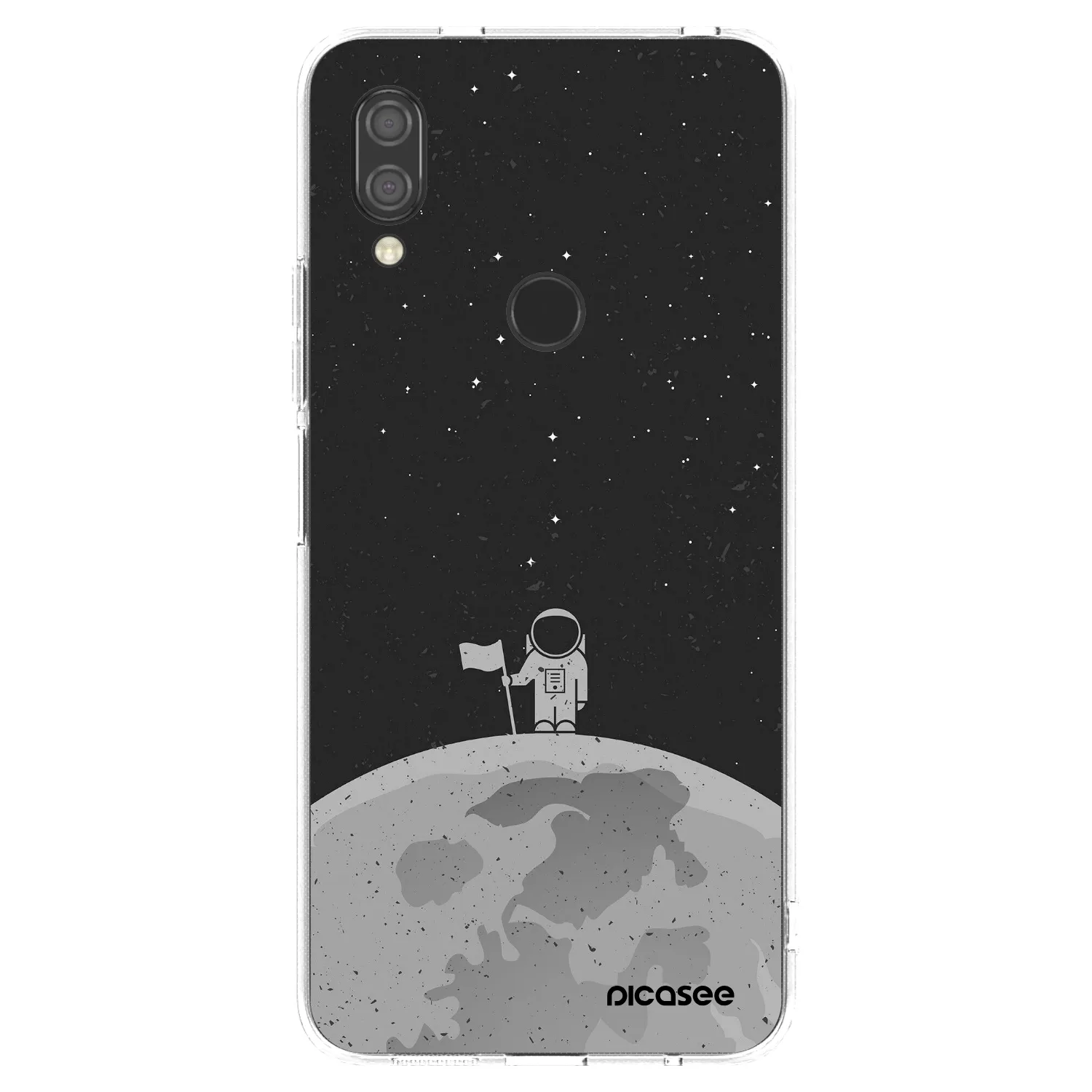 Picasee silikónový prehľadný obal pre Xiaomi Redmi 7 - Astronaut