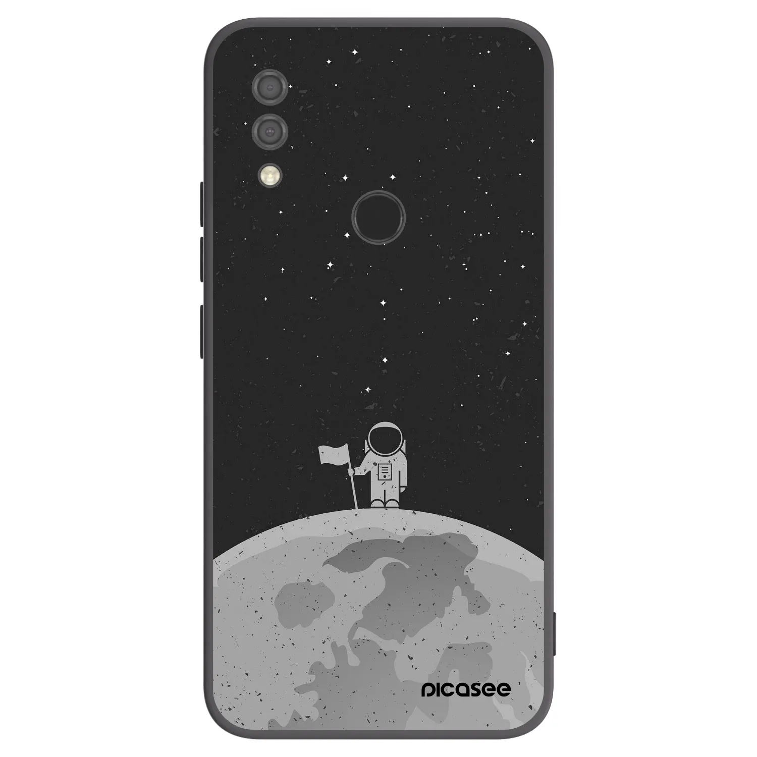 Picasee silikónový čierny obal pre Xiaomi Redmi 7 - Astronaut