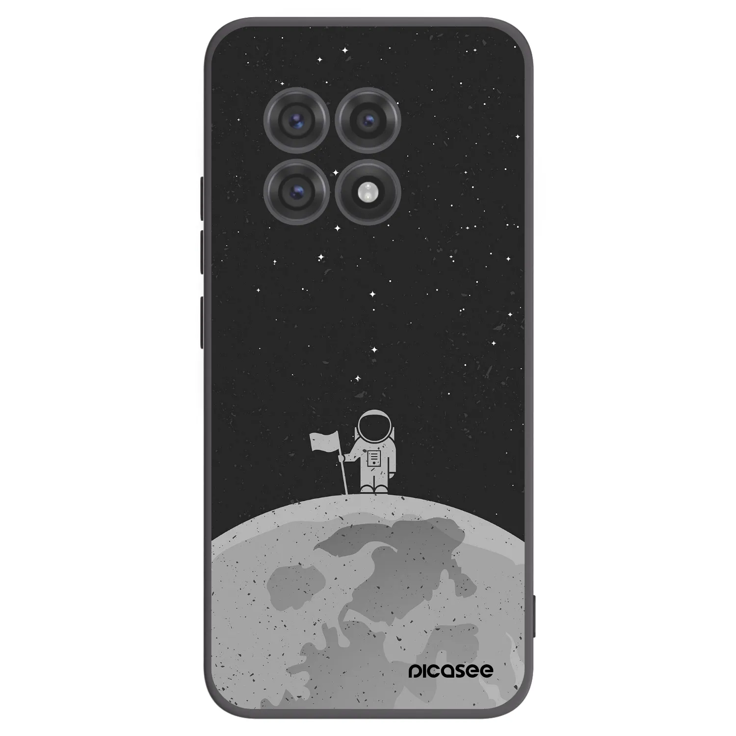 Silikónový čierny obal pre OnePlus 13R 5G - Astronaut