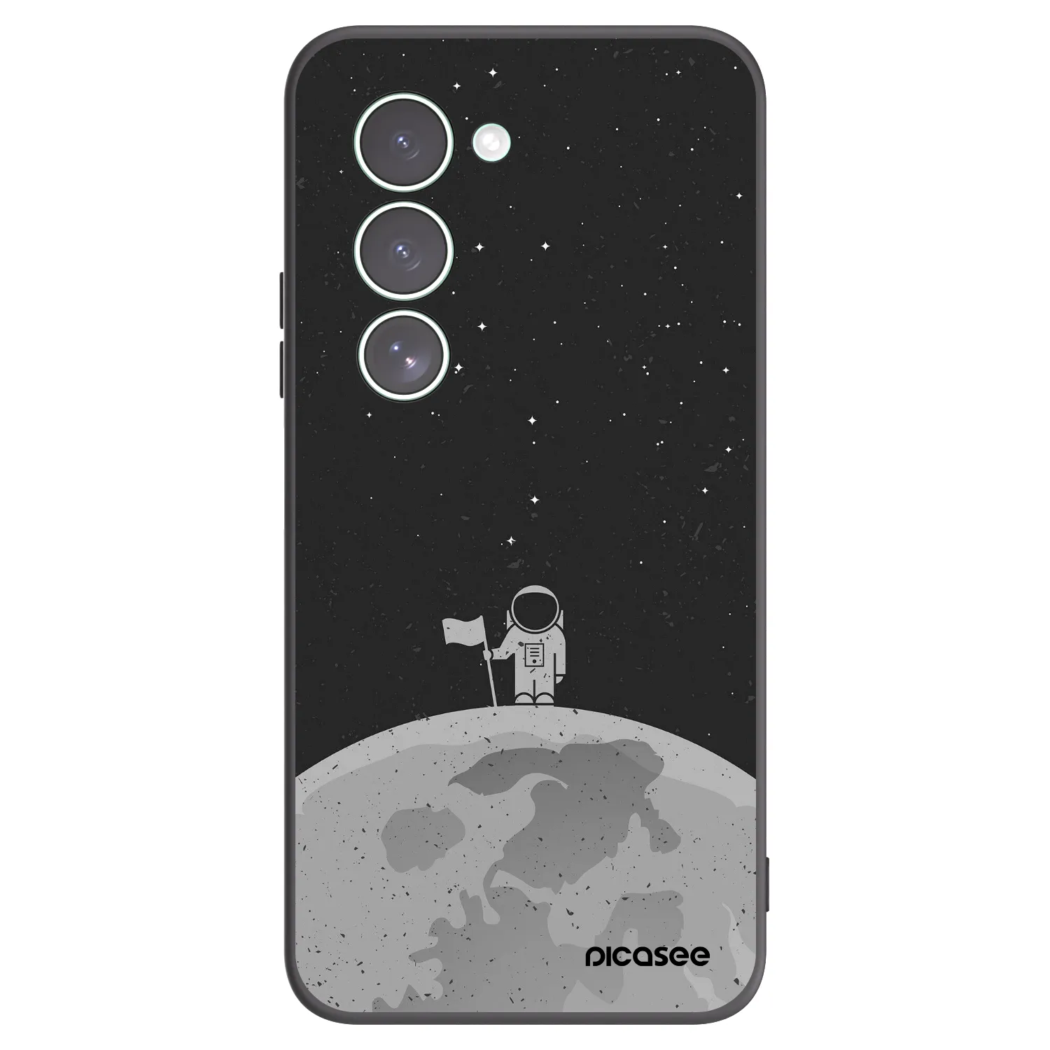 Picasee silikónový čierny obal pre Xiaomi Redmi 15 5G - Astronaut
