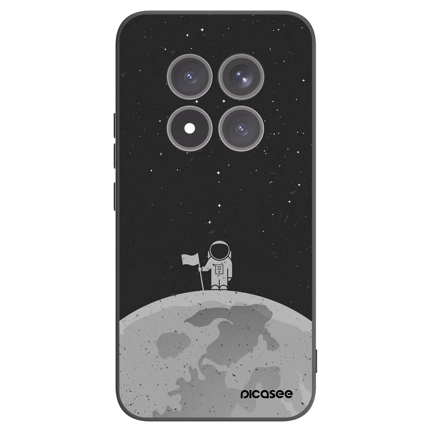 Picasee silikónový čierny obal pre Xiaomi Redmi Note 15 Pro+ - Astronaut