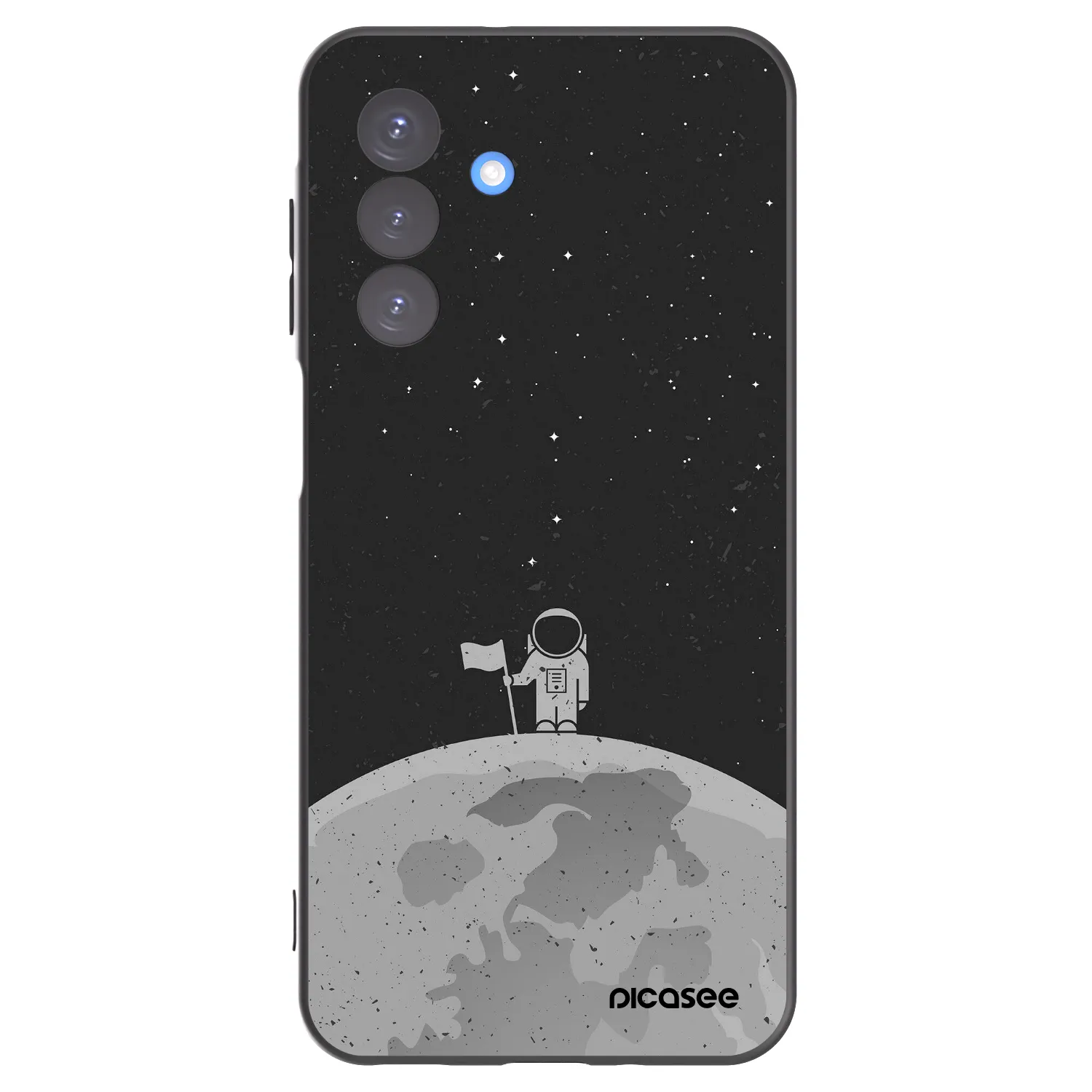 Picasee silikónový čierny obal pre Samsung Galaxy A17 5G - Astronaut