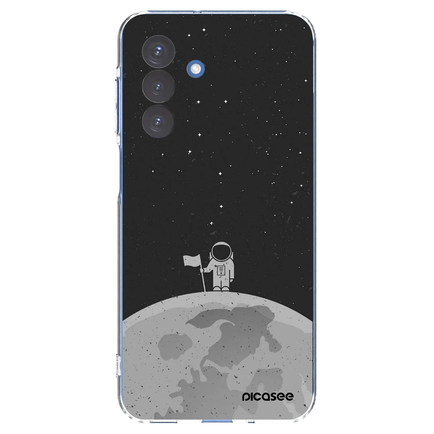 Picasee silikónový prehľadný obal pre Samsung Galaxy A17 5G - Astronaut