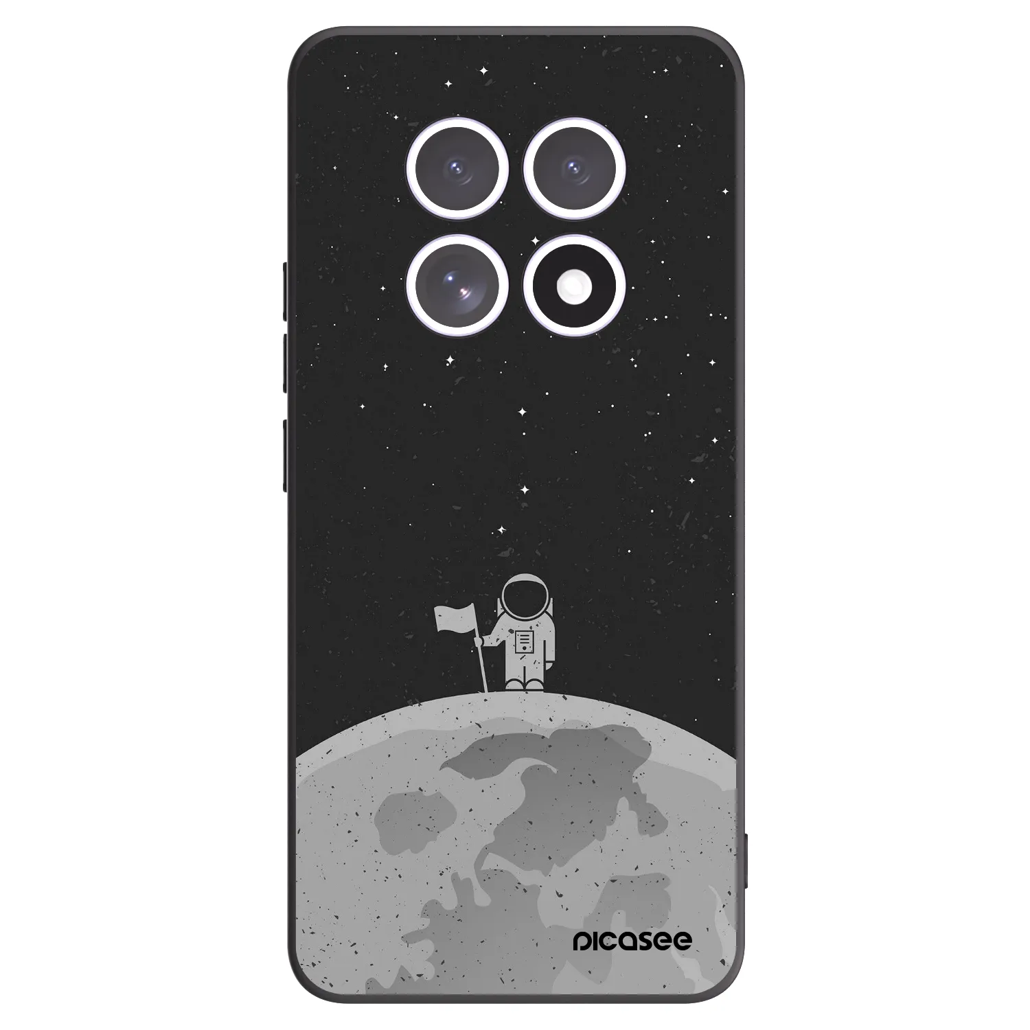 Picasee silikónový čierny obal pre Xiaomi Redmi Note 15 - Astronaut