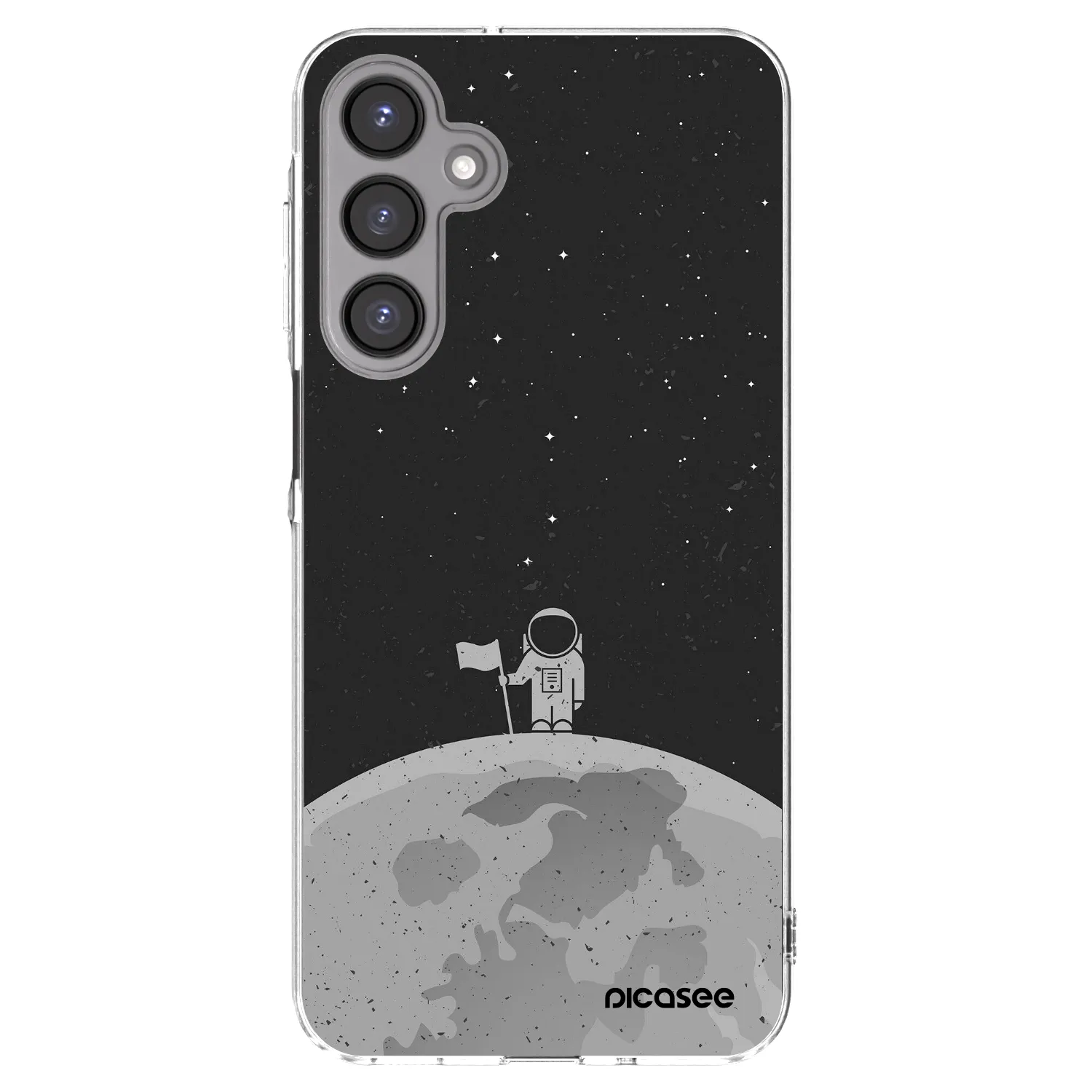 Picasee silikónový prehľadný obal pre Samsung Galaxy A16 4G - Astronaut
