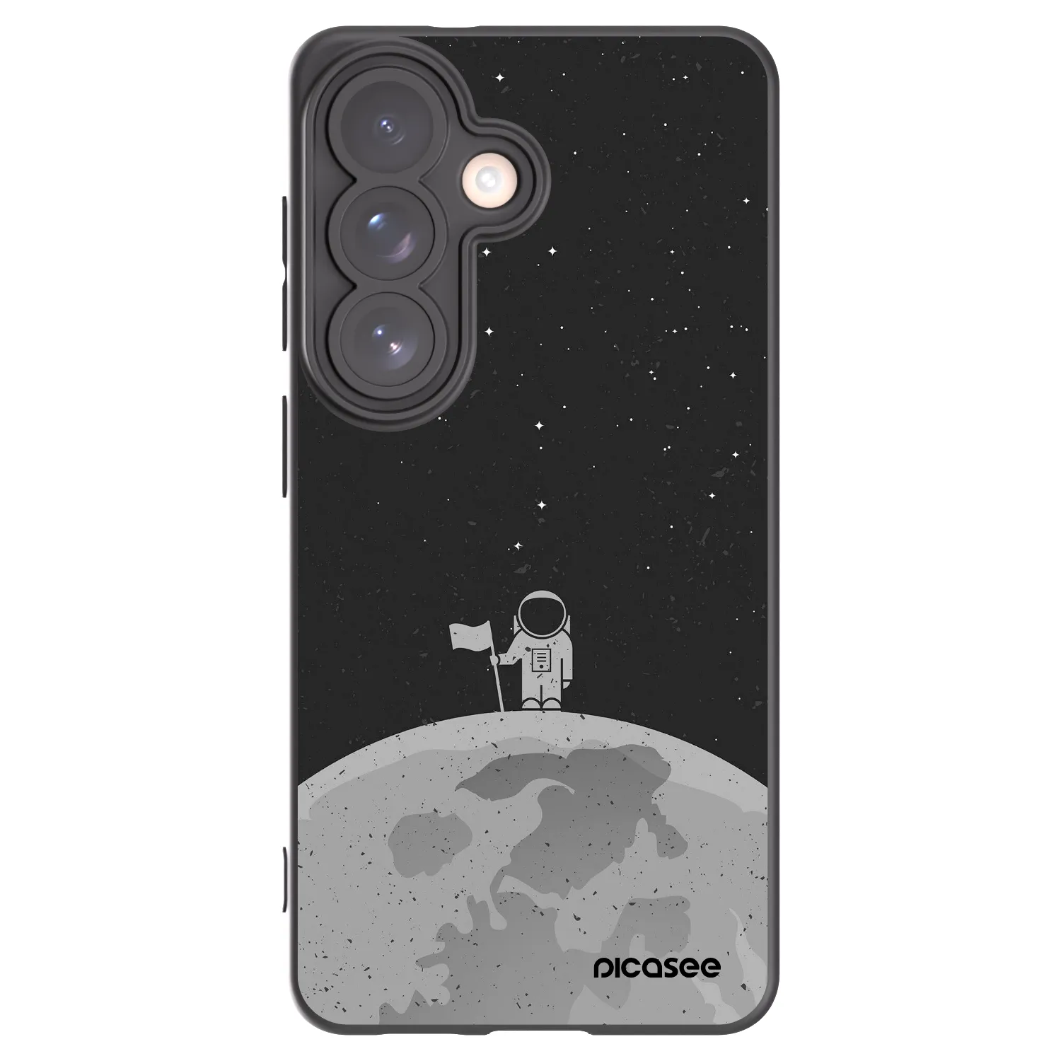 Picasee silikónový čierny obal pre Samsung Galaxy S26 - Astronaut