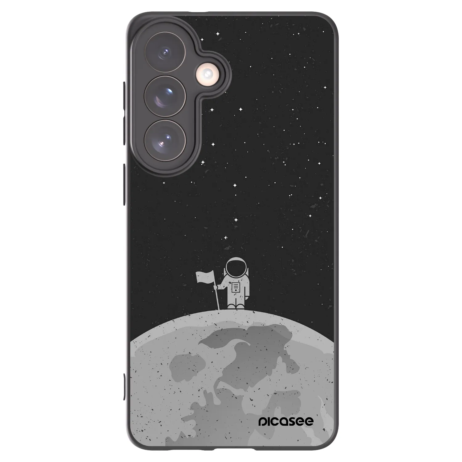 Picasee silikónový čierny obal pre Samsung Galaxy S26+ - Astronaut