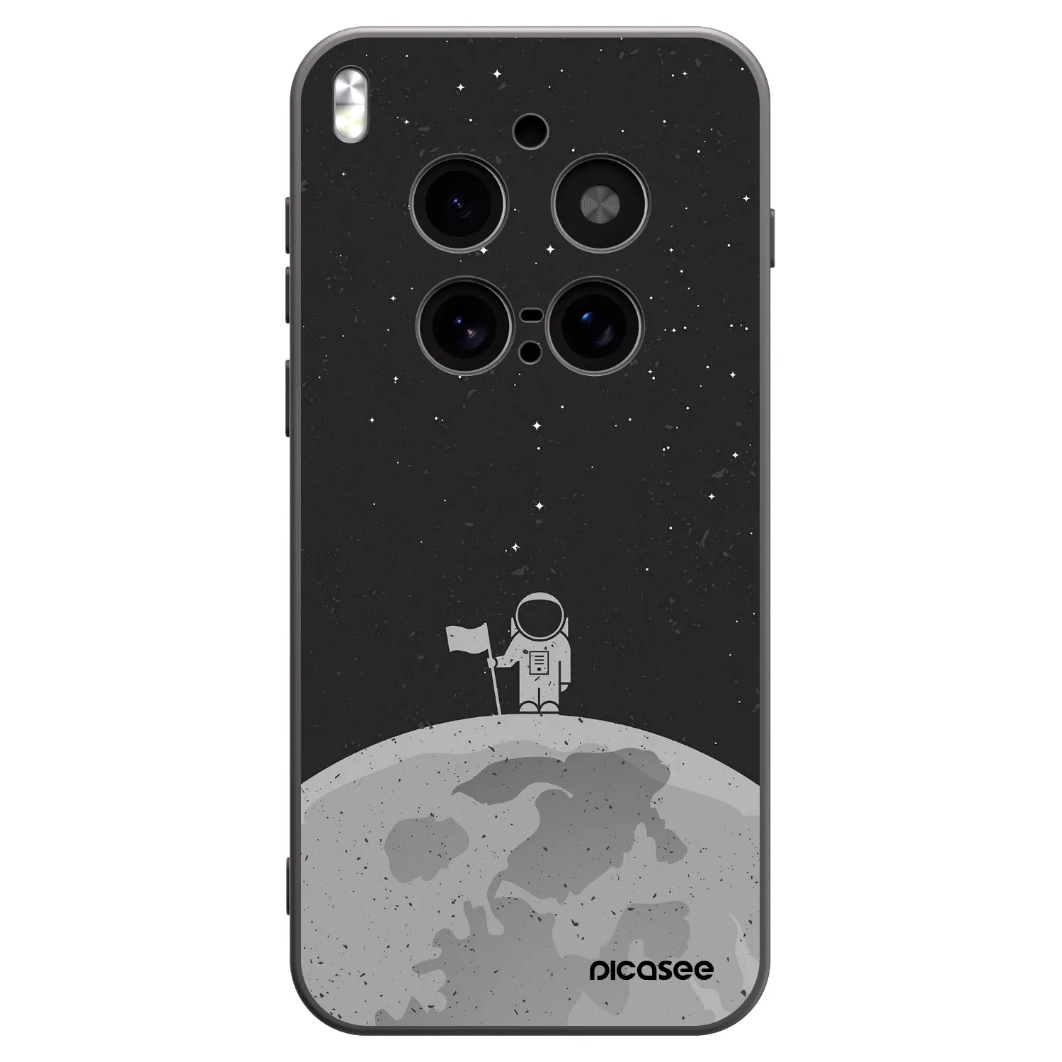 Picasee silikónový čierny obal pre Vivo X300 Pro - Astronaut