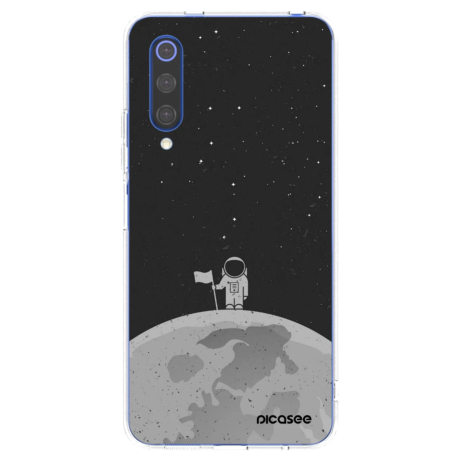 Picasee silikónový prehľadný obal pre Xiaomi Mi 9 SE - Astronaut